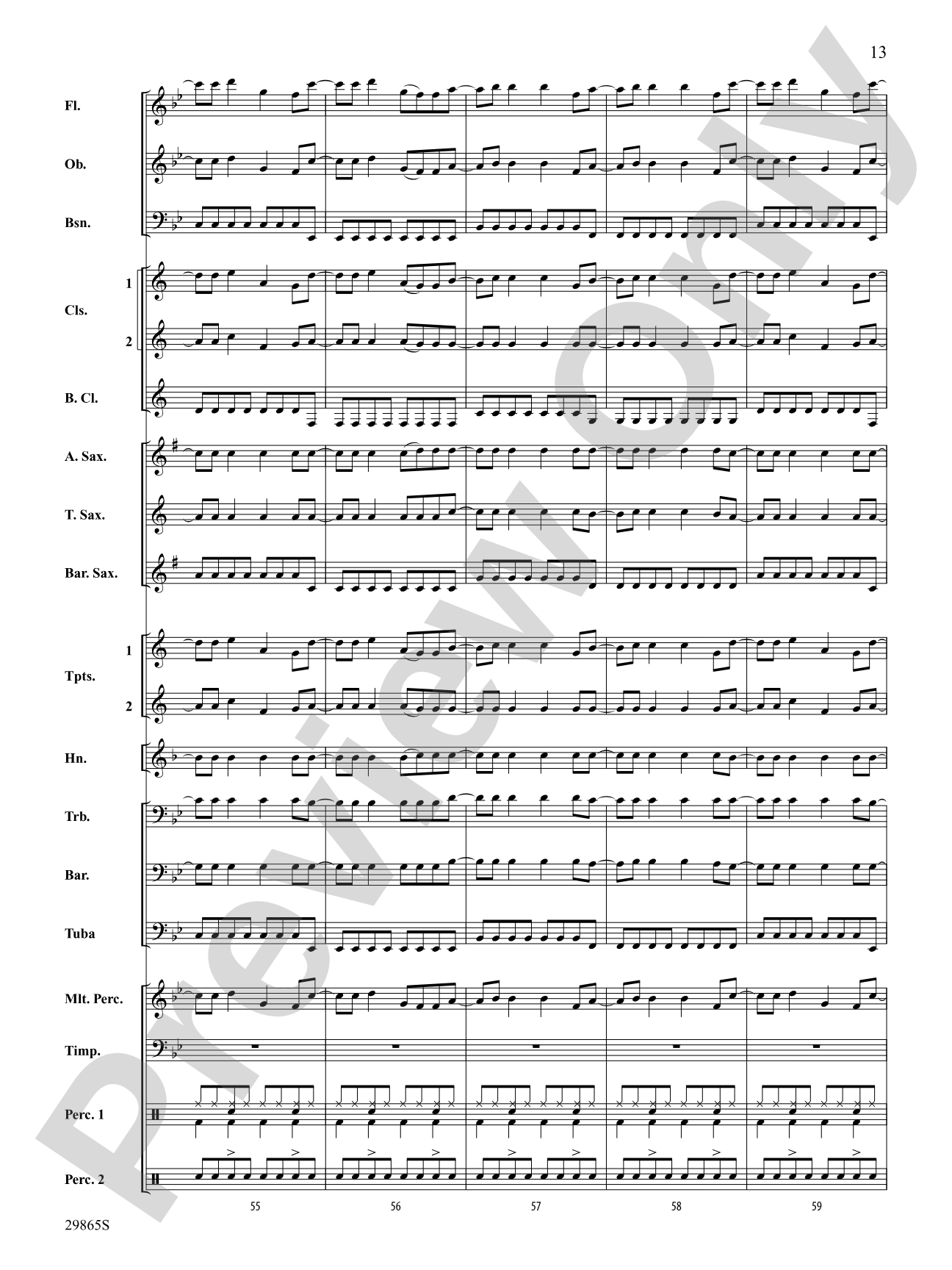 Hot N Cold: Concert Band Conductor Score & Parts