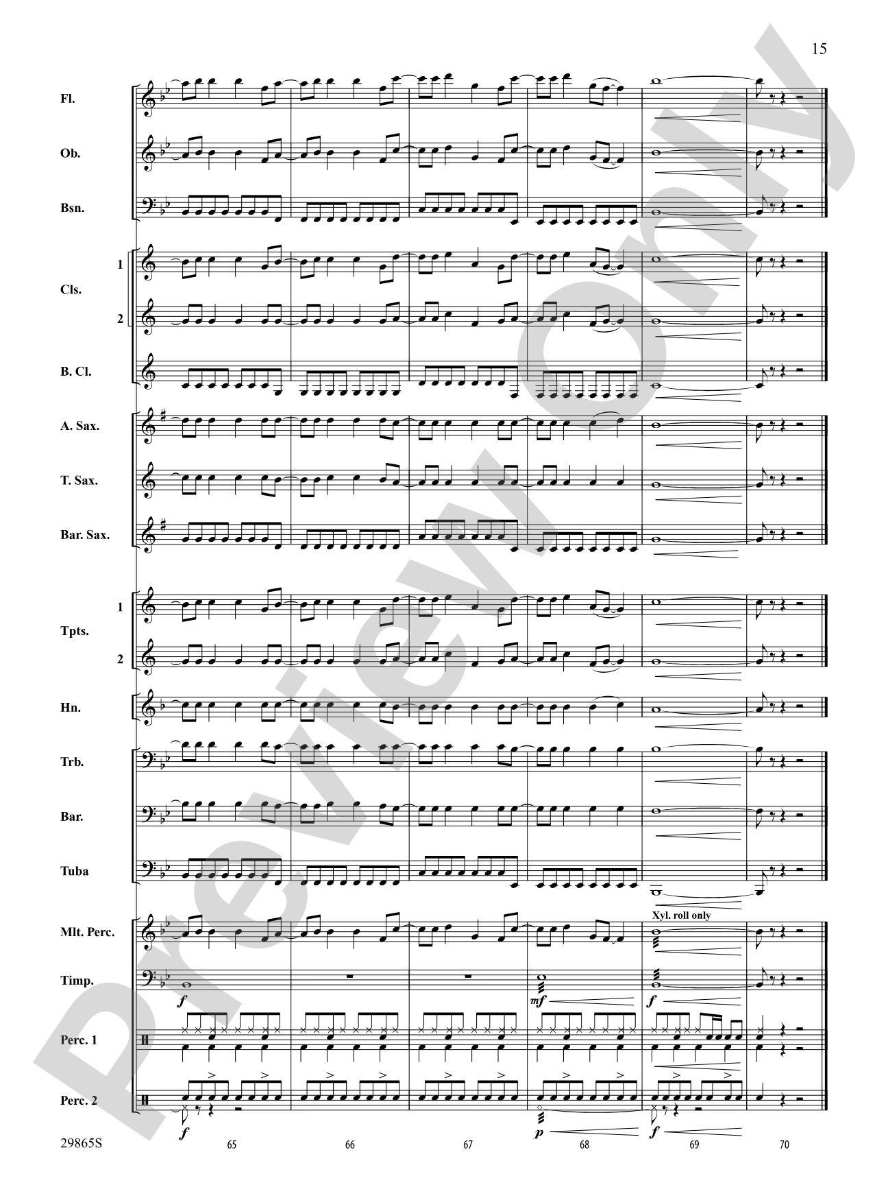 Hot N Cold: Concert Band Conductor Score & Parts