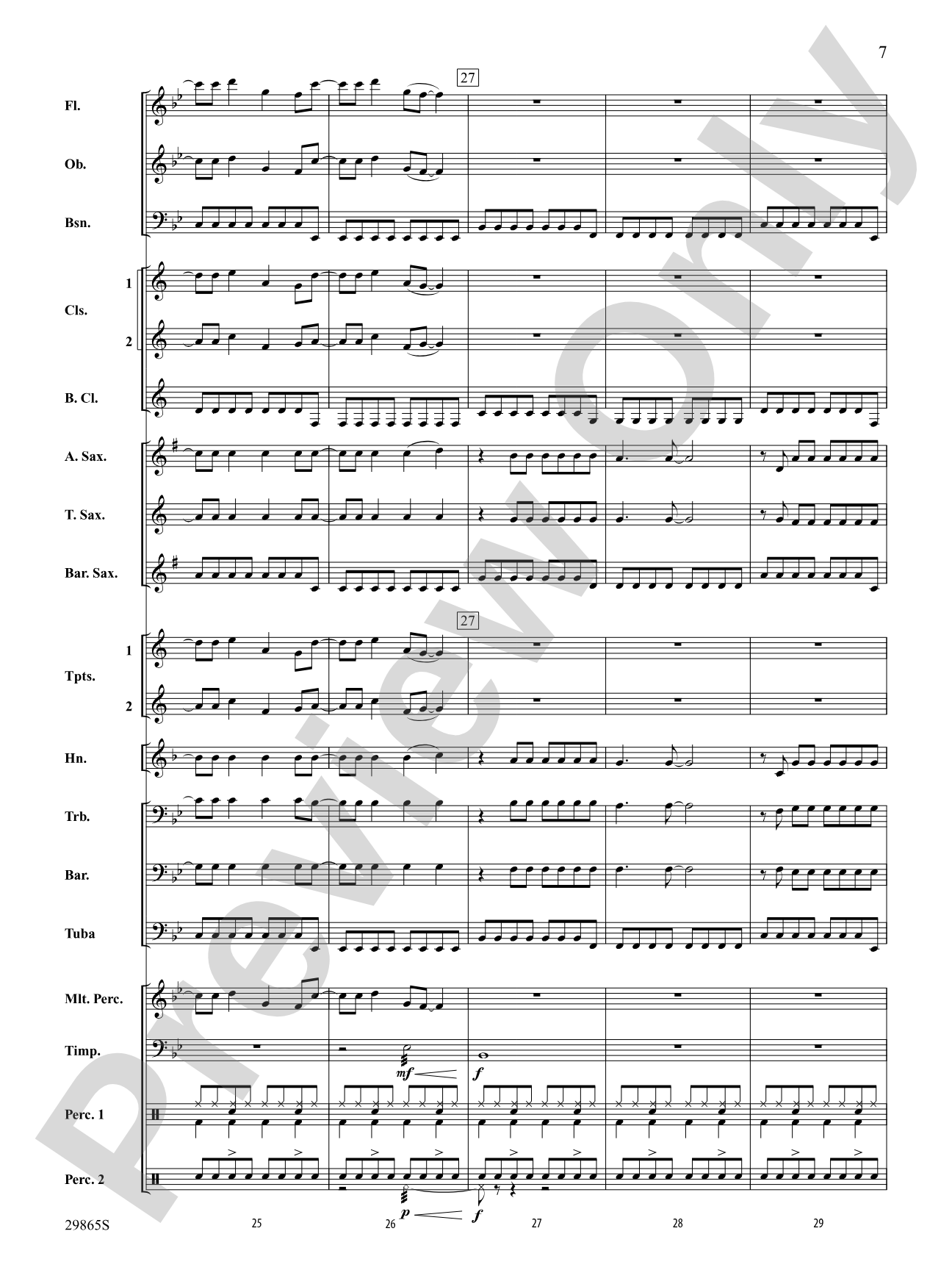 Hot N Cold: Concert Band Conductor Score & Parts