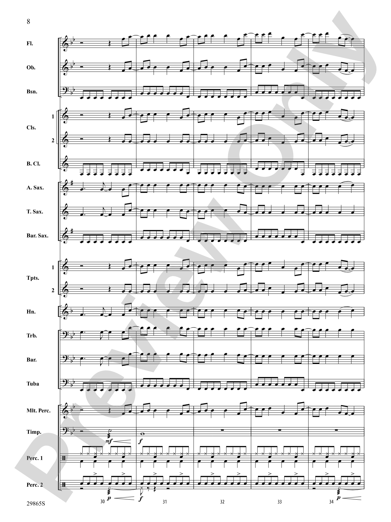 Hot N Cold: Concert Band Conductor Score & Parts