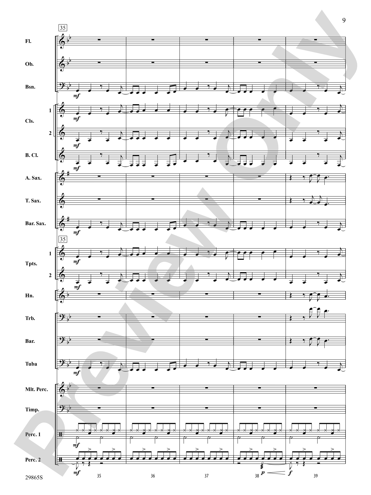 Hot N Cold: Concert Band Conductor Score & Parts