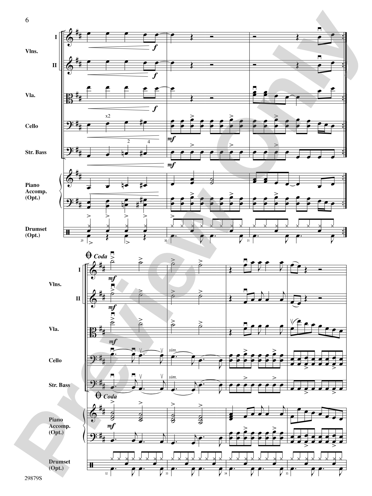How Long: String Orchestra Conductor Score & Parts