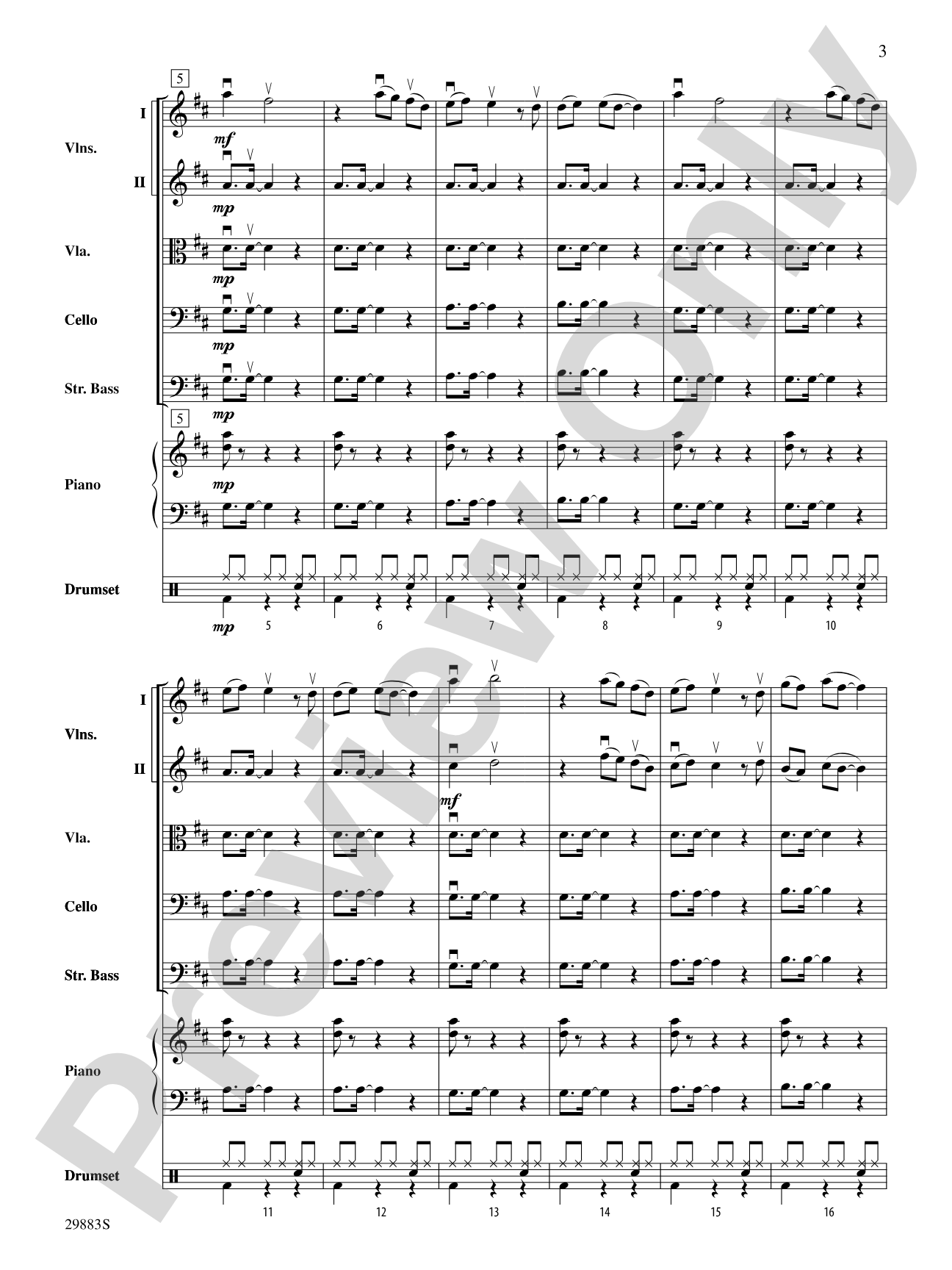 That's What You Get: String Orchestra Conductor Score & Parts
