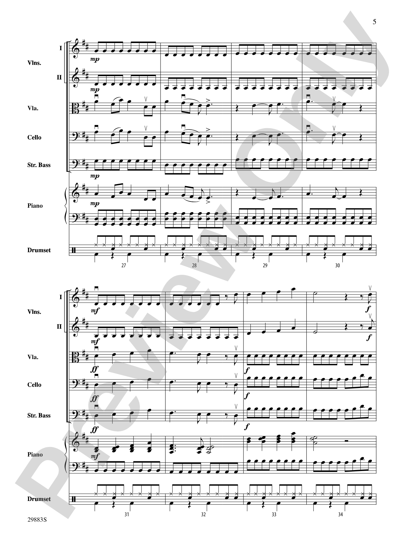 That's What You Get: String Orchestra Conductor Score & Parts