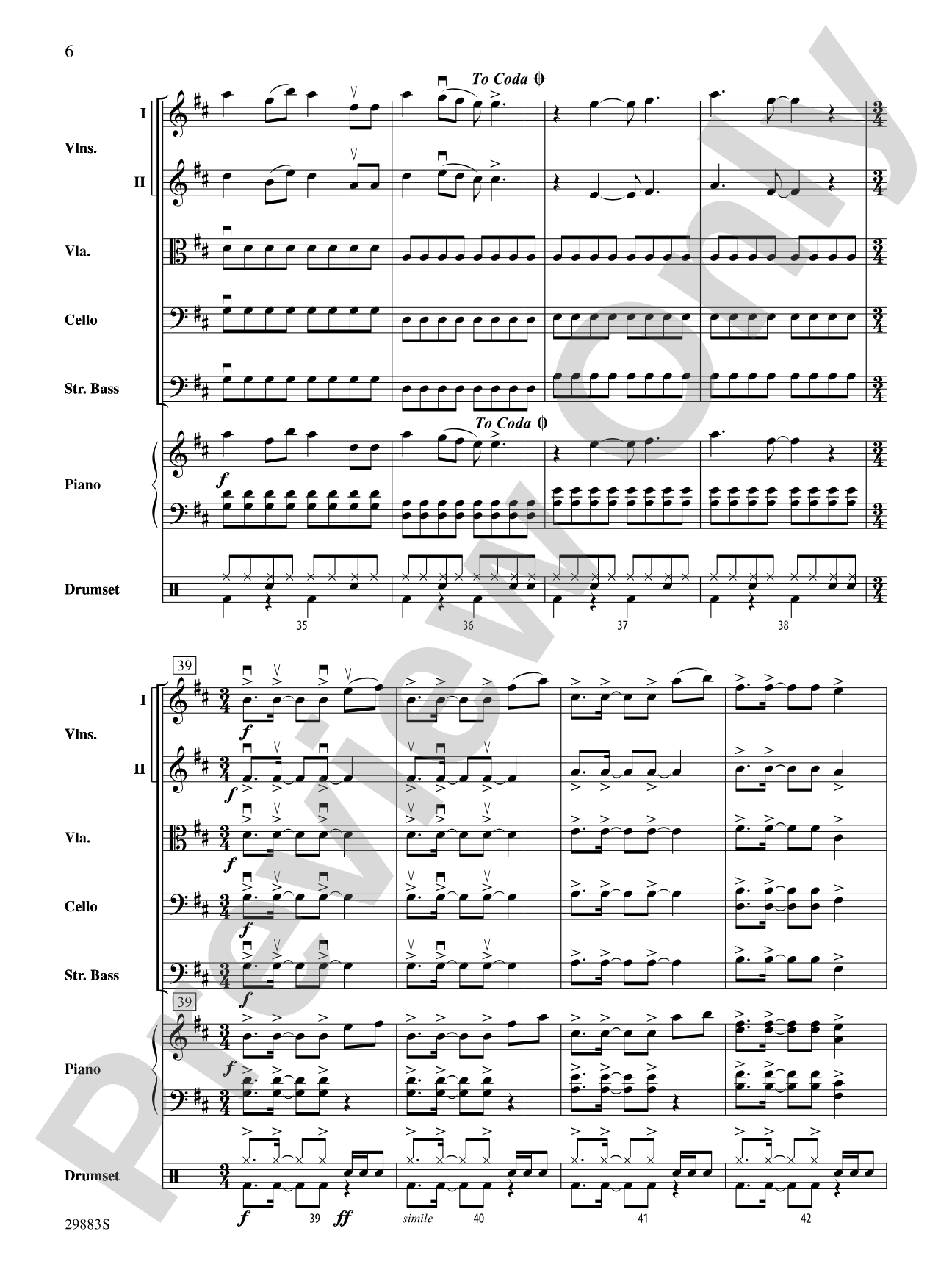 That's What You Get: String Orchestra Conductor Score & Parts