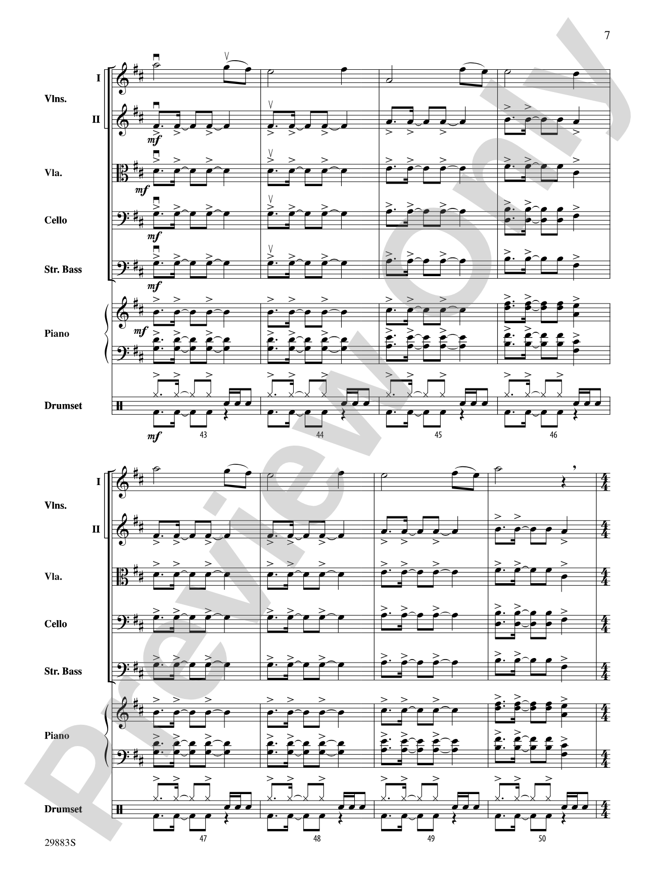 That's What You Get: String Orchestra Conductor Score & Parts