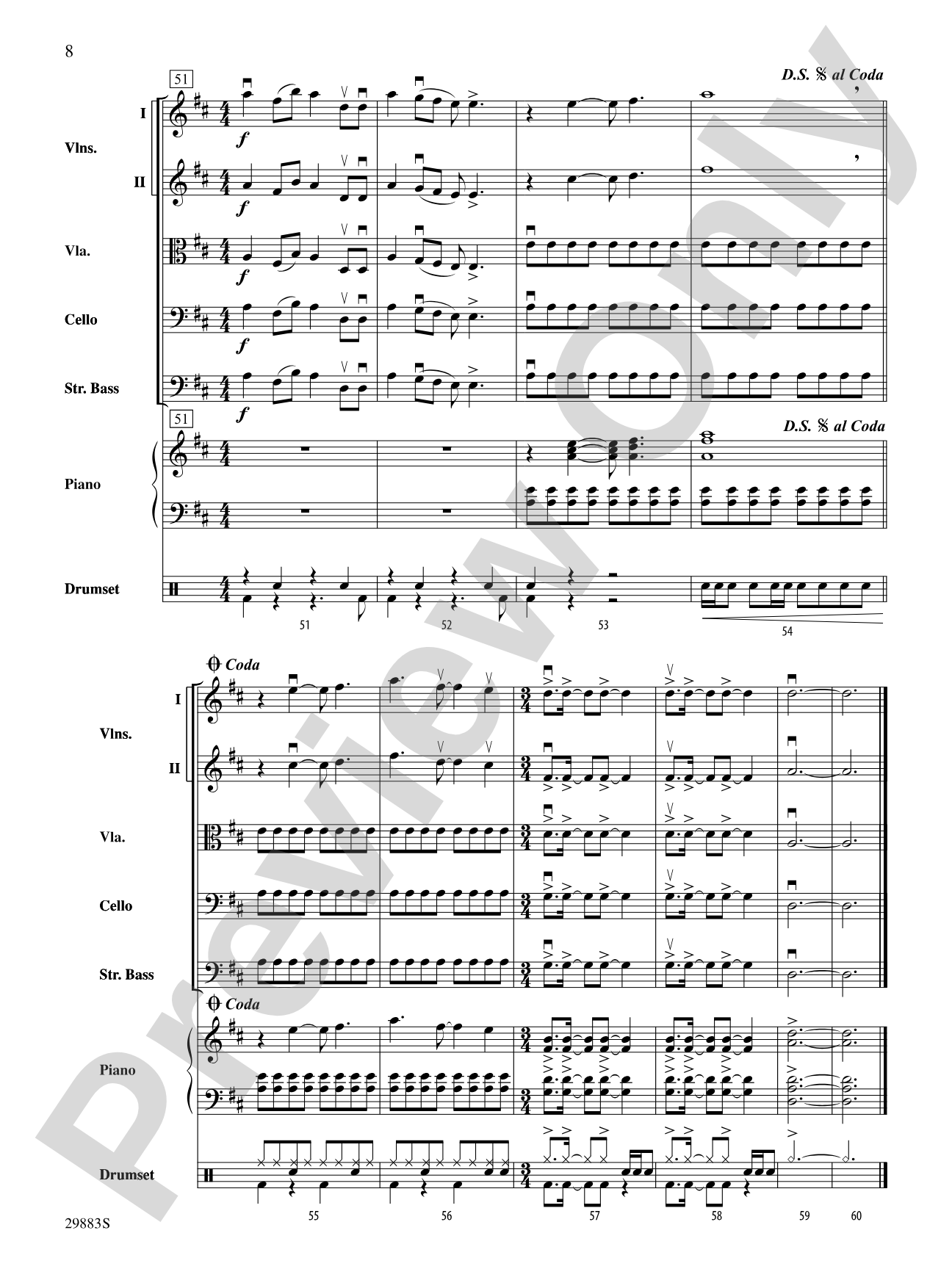That's What You Get: String Orchestra Conductor Score & Parts
