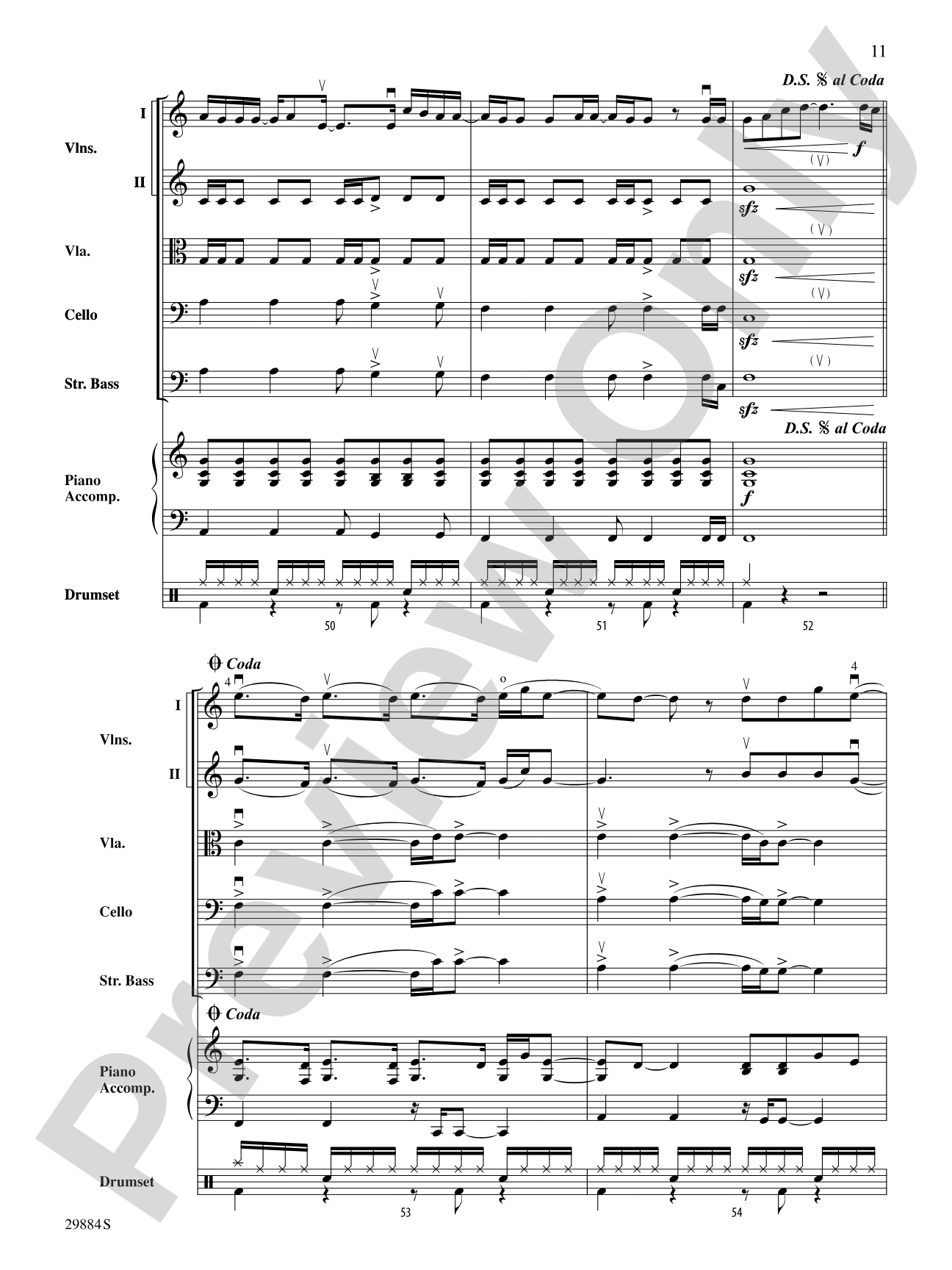 Crush: String Orchestra Conductor Score & Parts