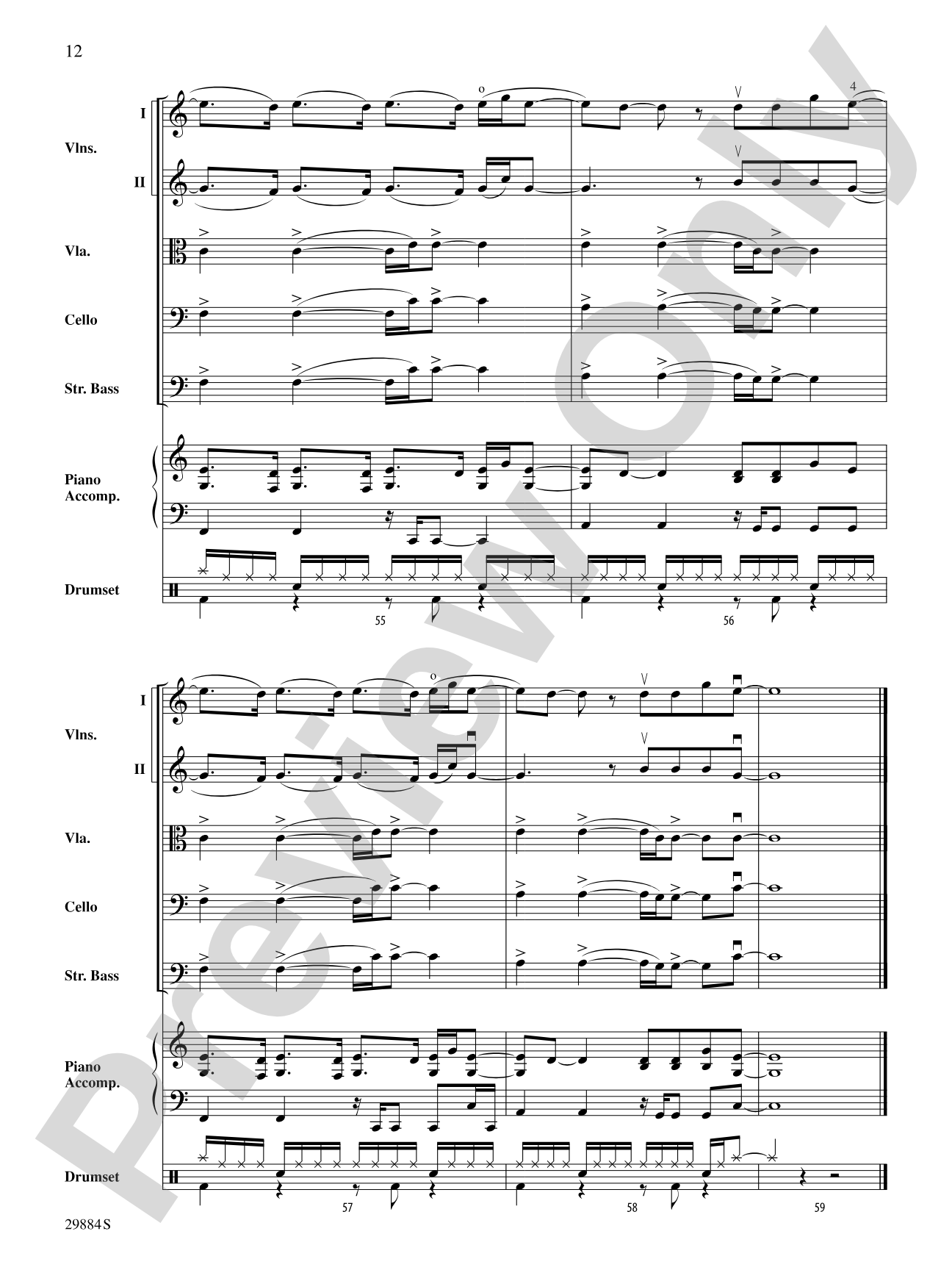 Crush: String Orchestra Conductor Score & Parts
