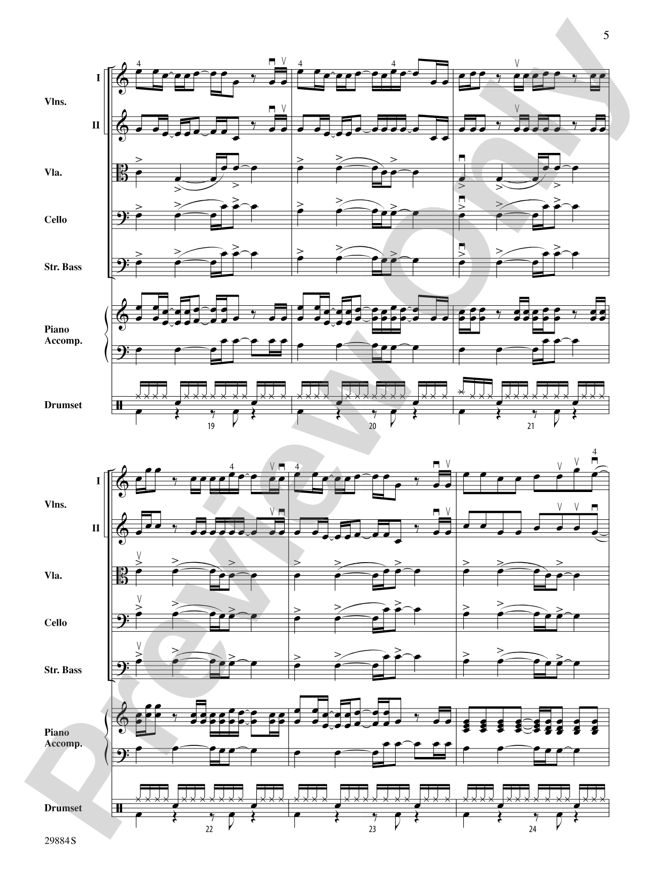 Crush: String Orchestra Conductor Score & Parts