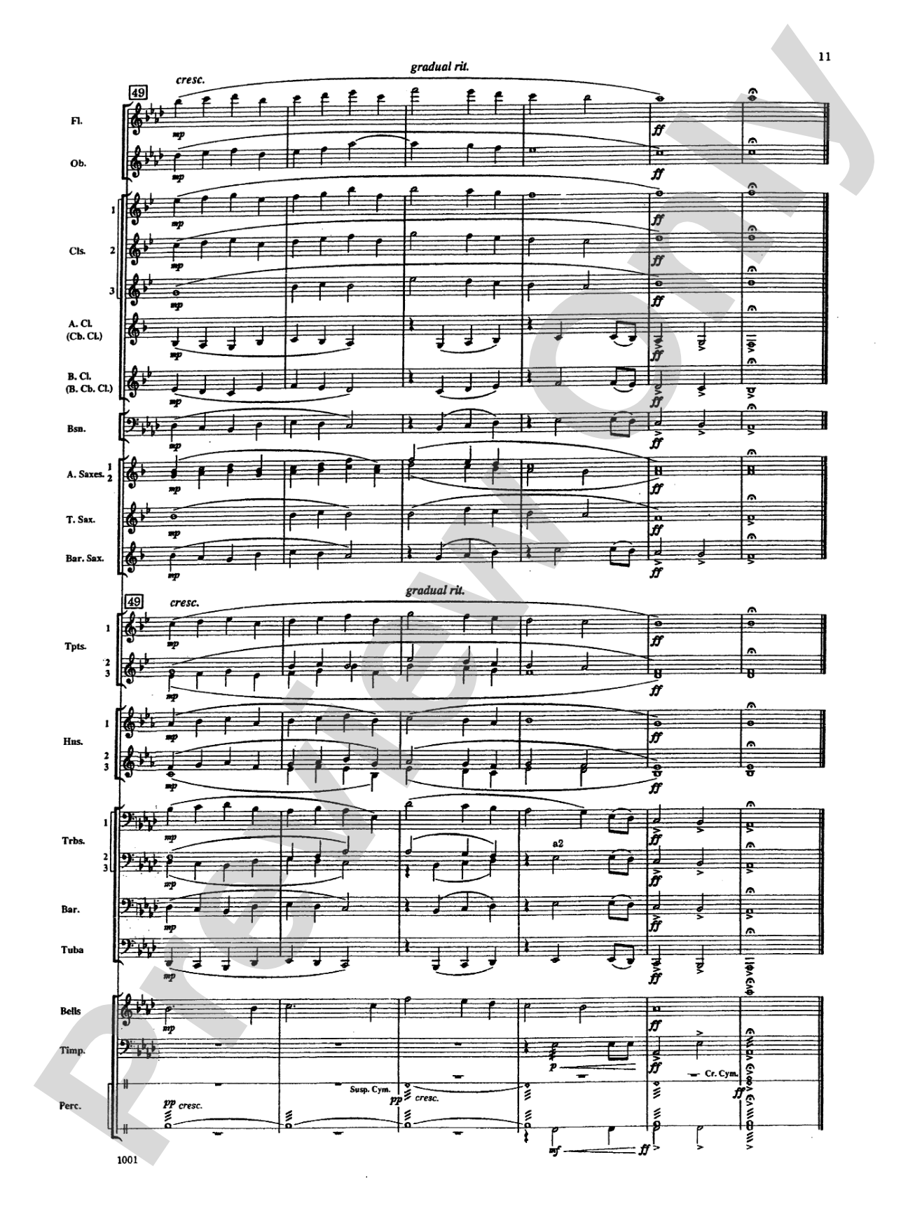 Ballad for Peace: Concert Band Conductor Score & Parts