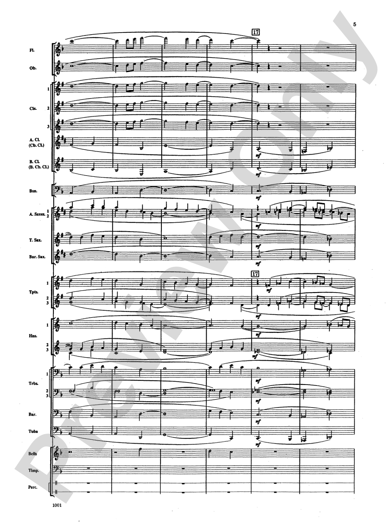 Ballad for Peace: Concert Band Conductor Score & Parts