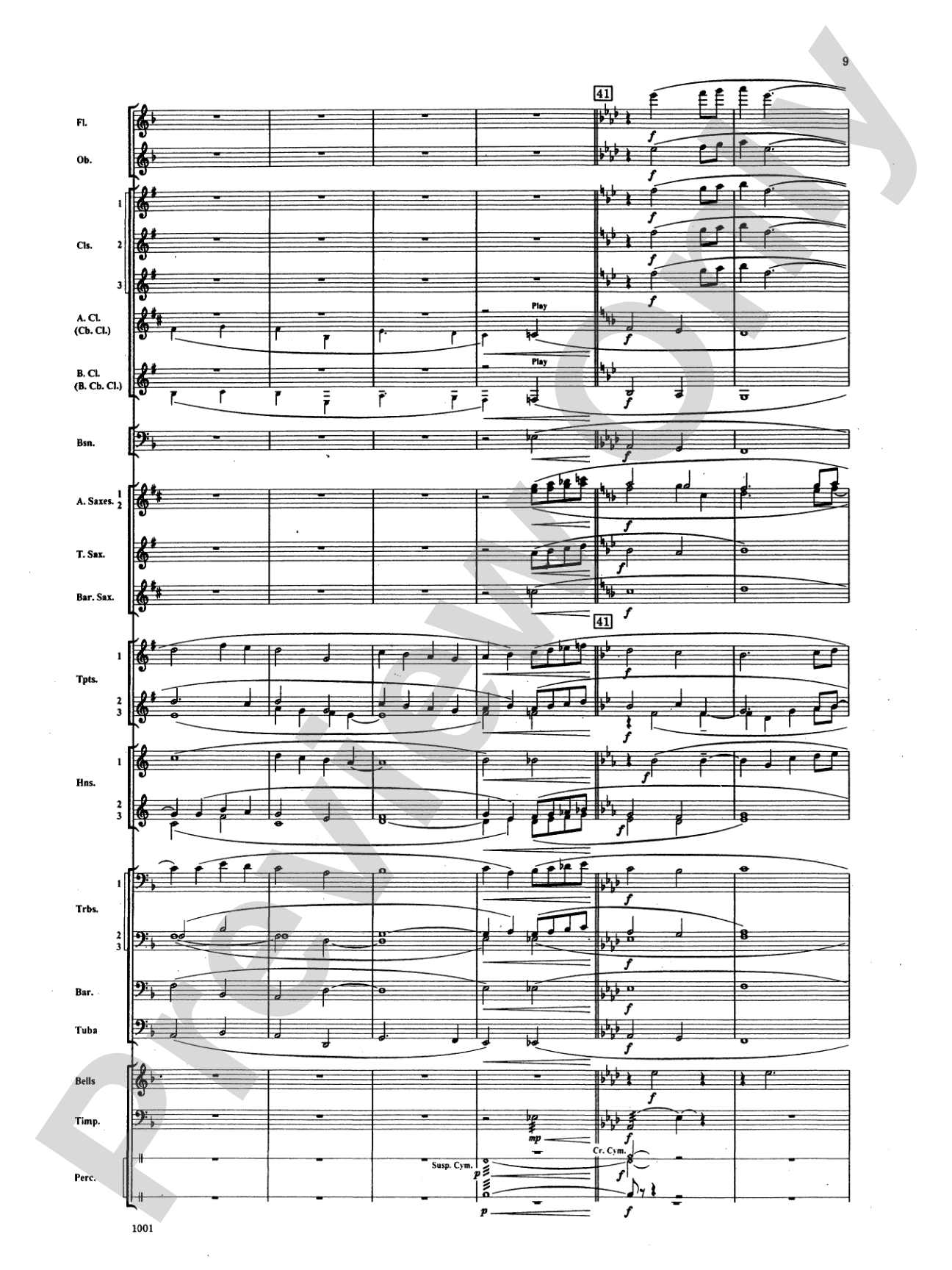 Ballad for Peace: Concert Band Conductor Score & Parts