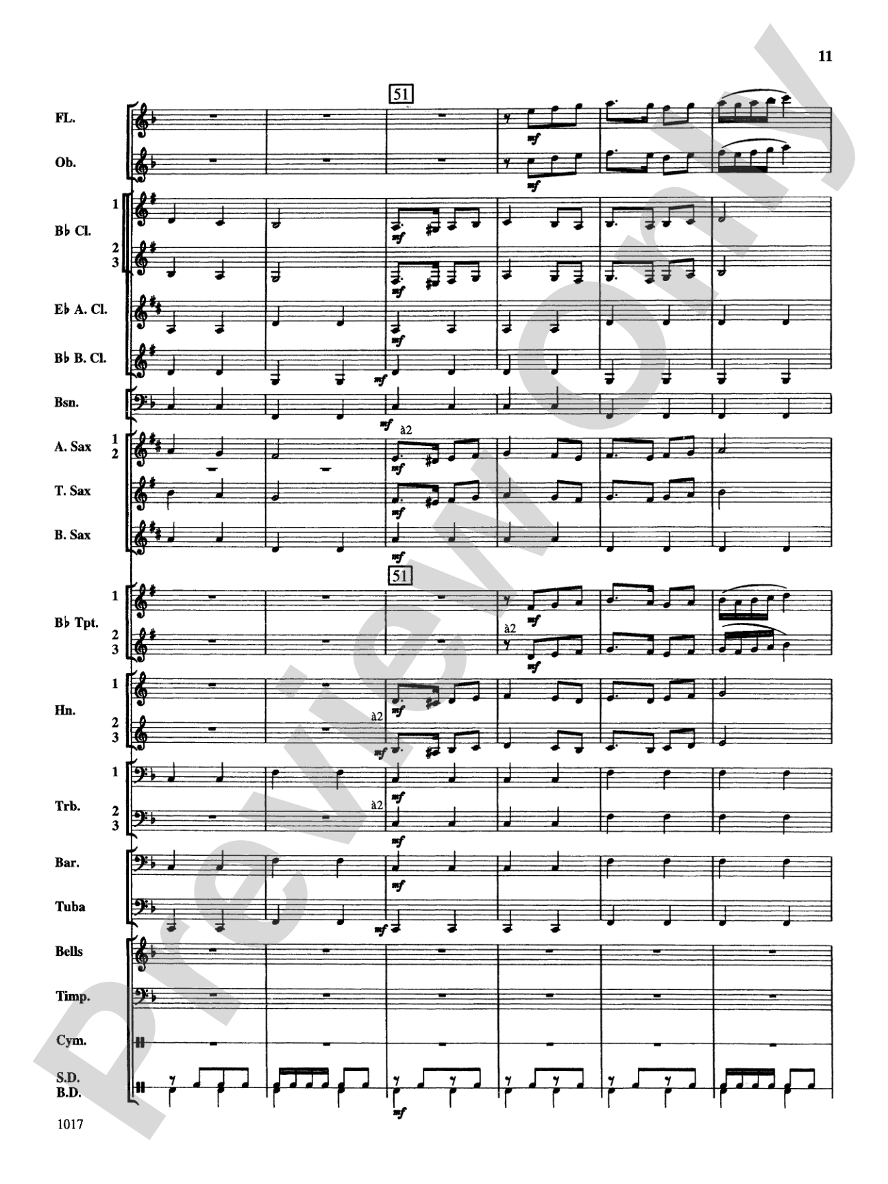 March with Fanfares: Concert Band Conductor Score & Parts