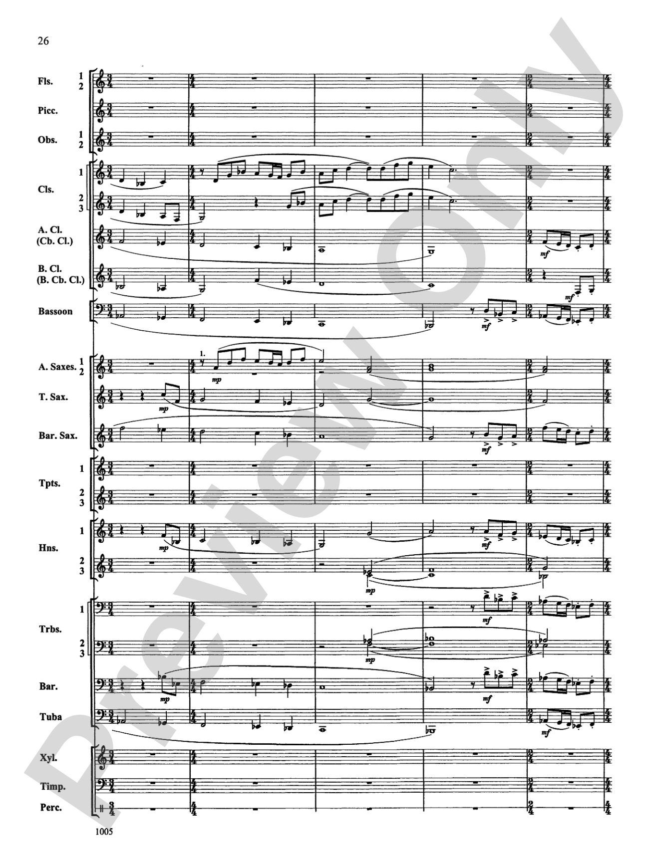 Reverence for Life: Concert Band Conductor Score & Parts