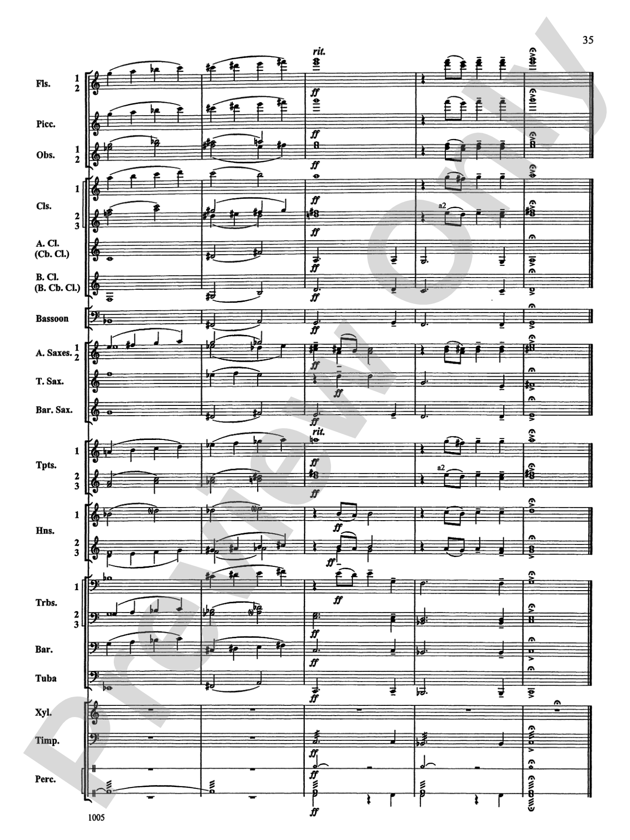 Reverence for Life: Concert Band Conductor Score & Parts