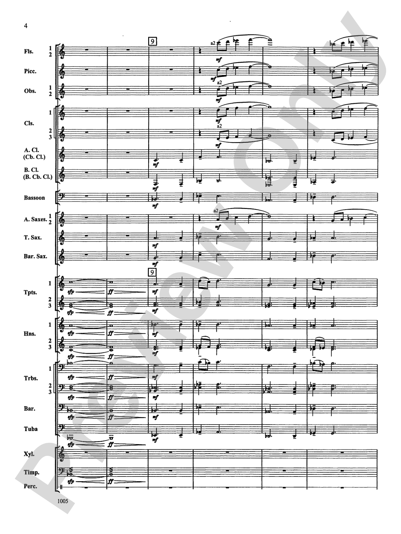 Reverence for Life: Concert Band Conductor Score & Parts
