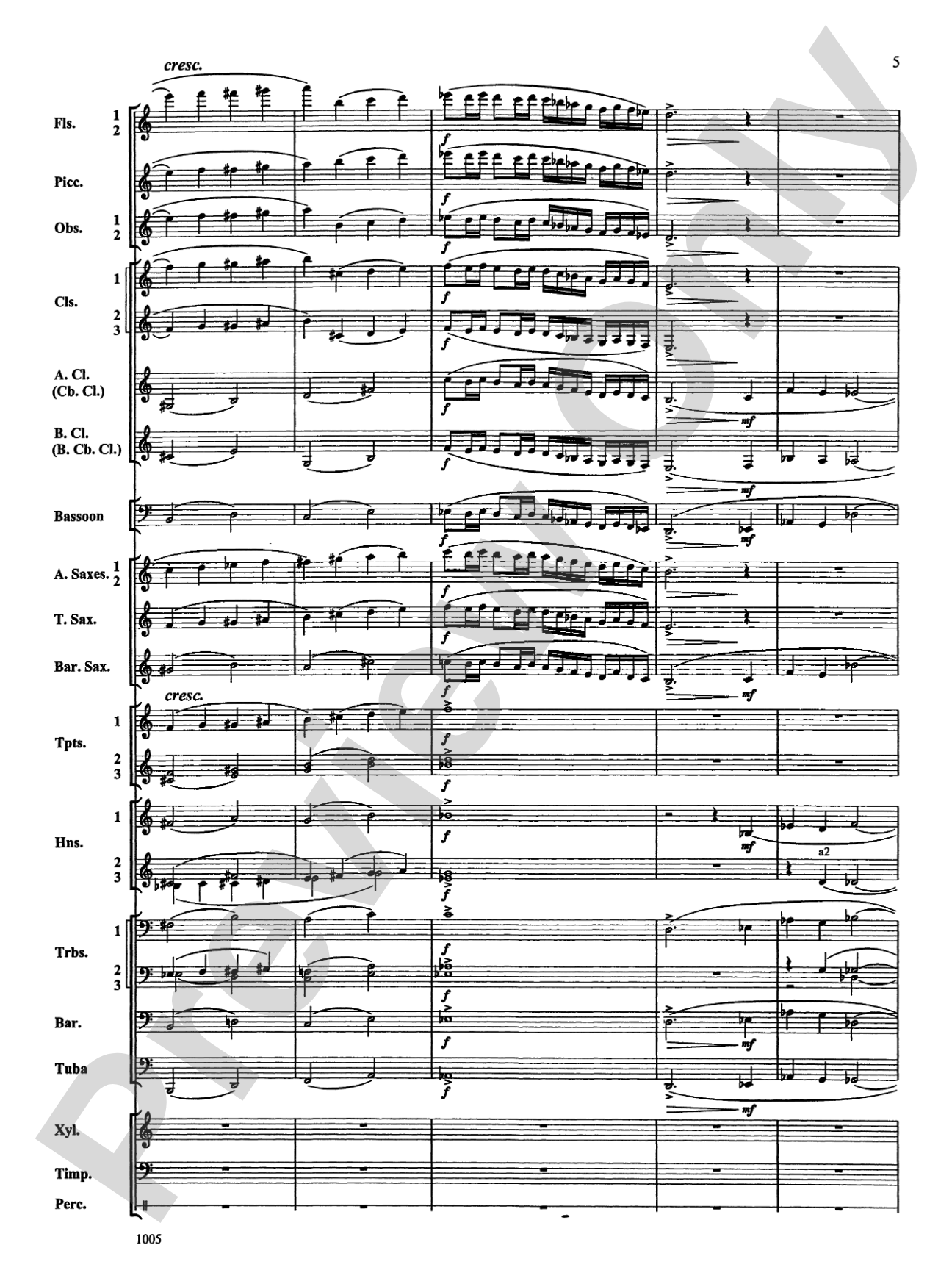 Reverence for Life: Concert Band Conductor Score & Parts