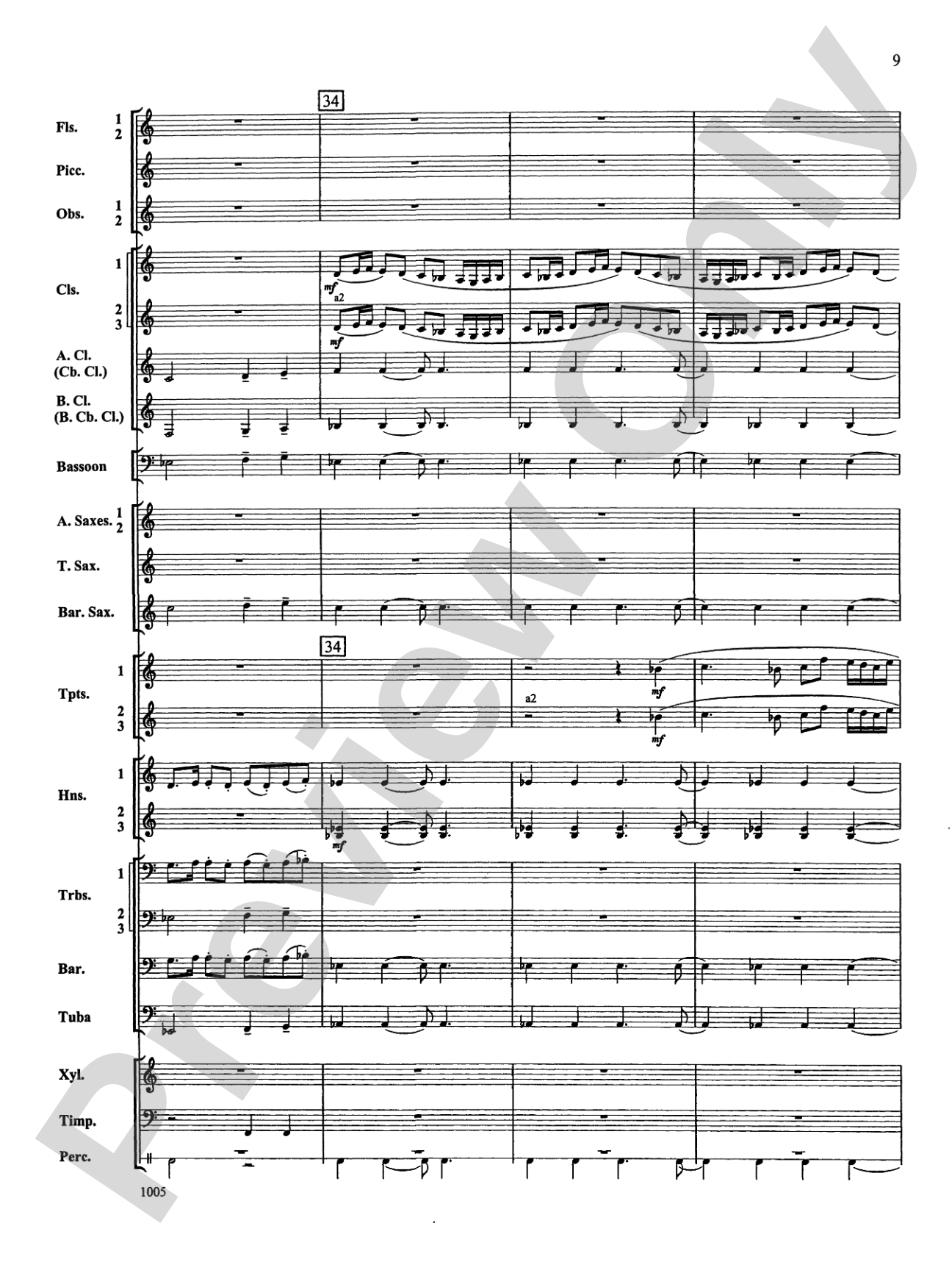 Reverence for Life: Concert Band Conductor Score & Parts