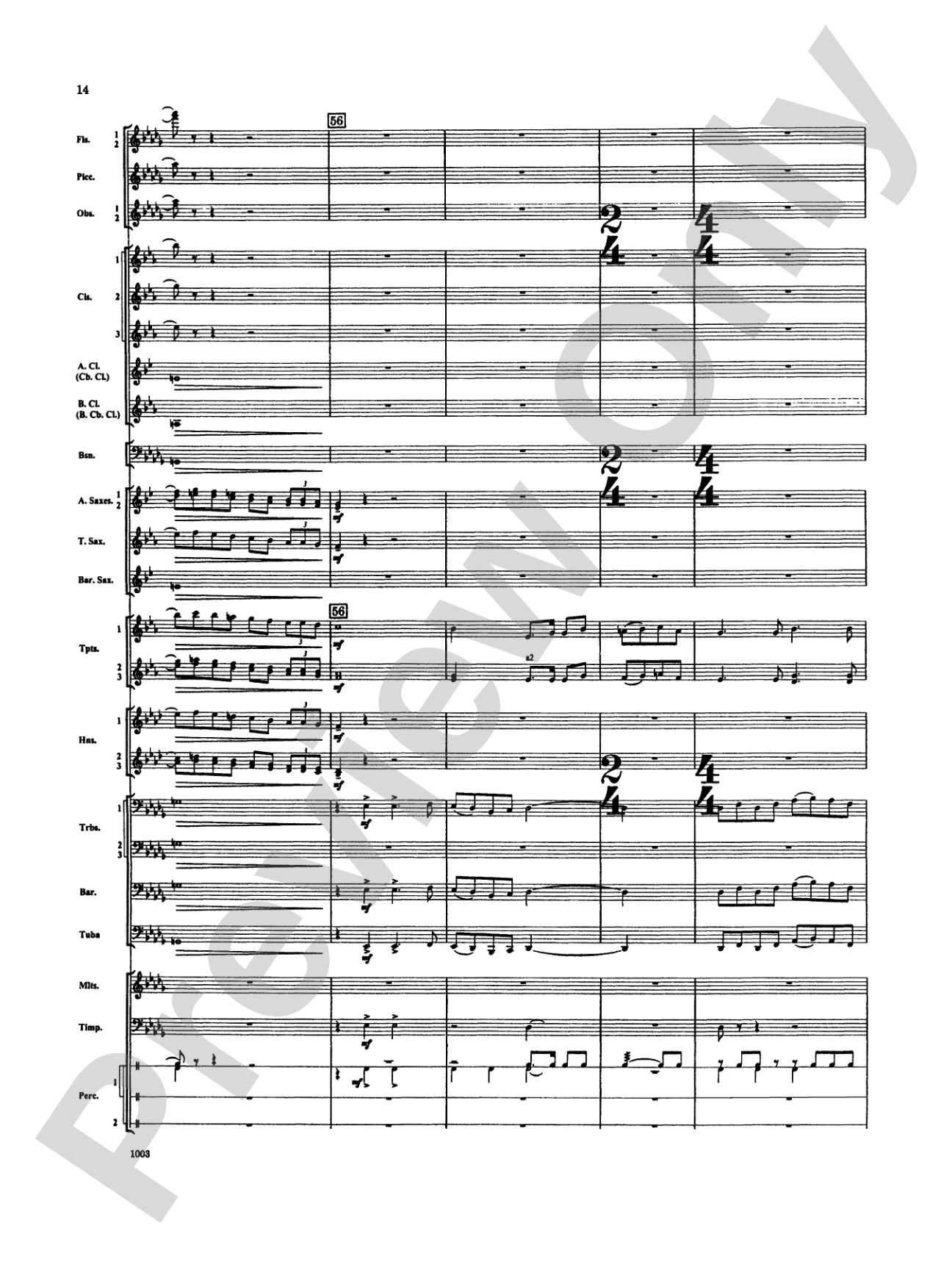 Spoon River Variations: Concert Band Conductor Score & Parts