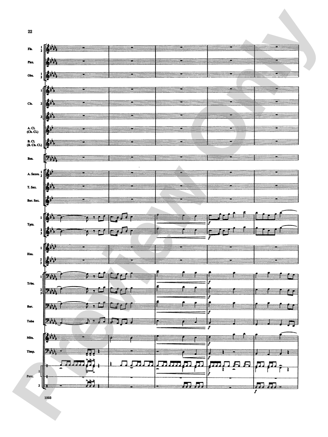 Spoon River Variations: Concert Band Conductor Score & Parts