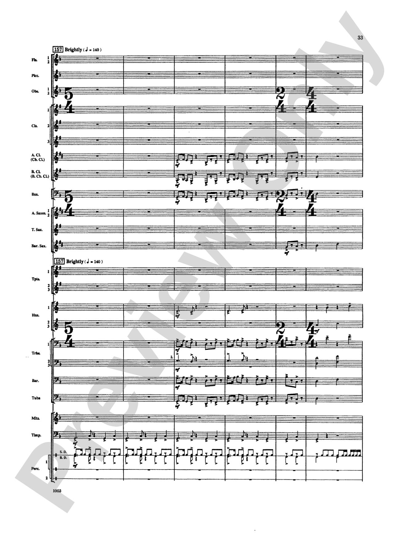 Spoon River Variations: Concert Band Conductor Score & Parts