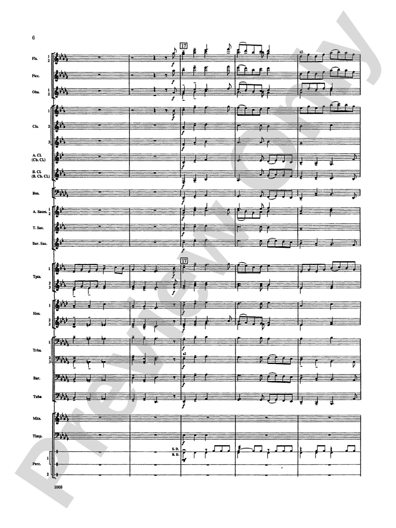 Spoon River Variations: Concert Band Conductor Score & Parts