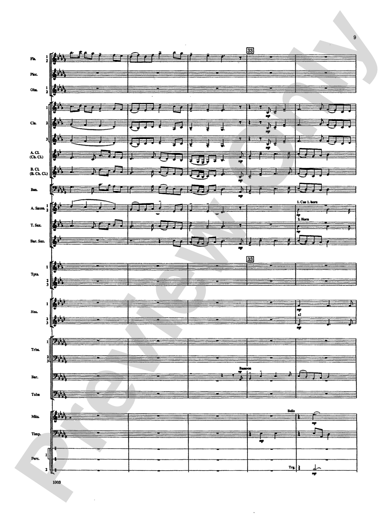 Spoon River Variations: Concert Band Conductor Score & Parts