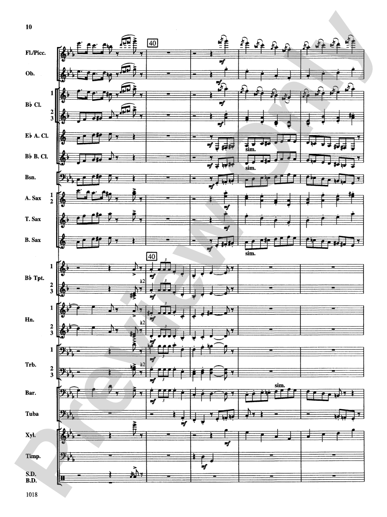 Fantasy on Themes from Tchaikovsky: Concert Band Conductor Score & Parts
