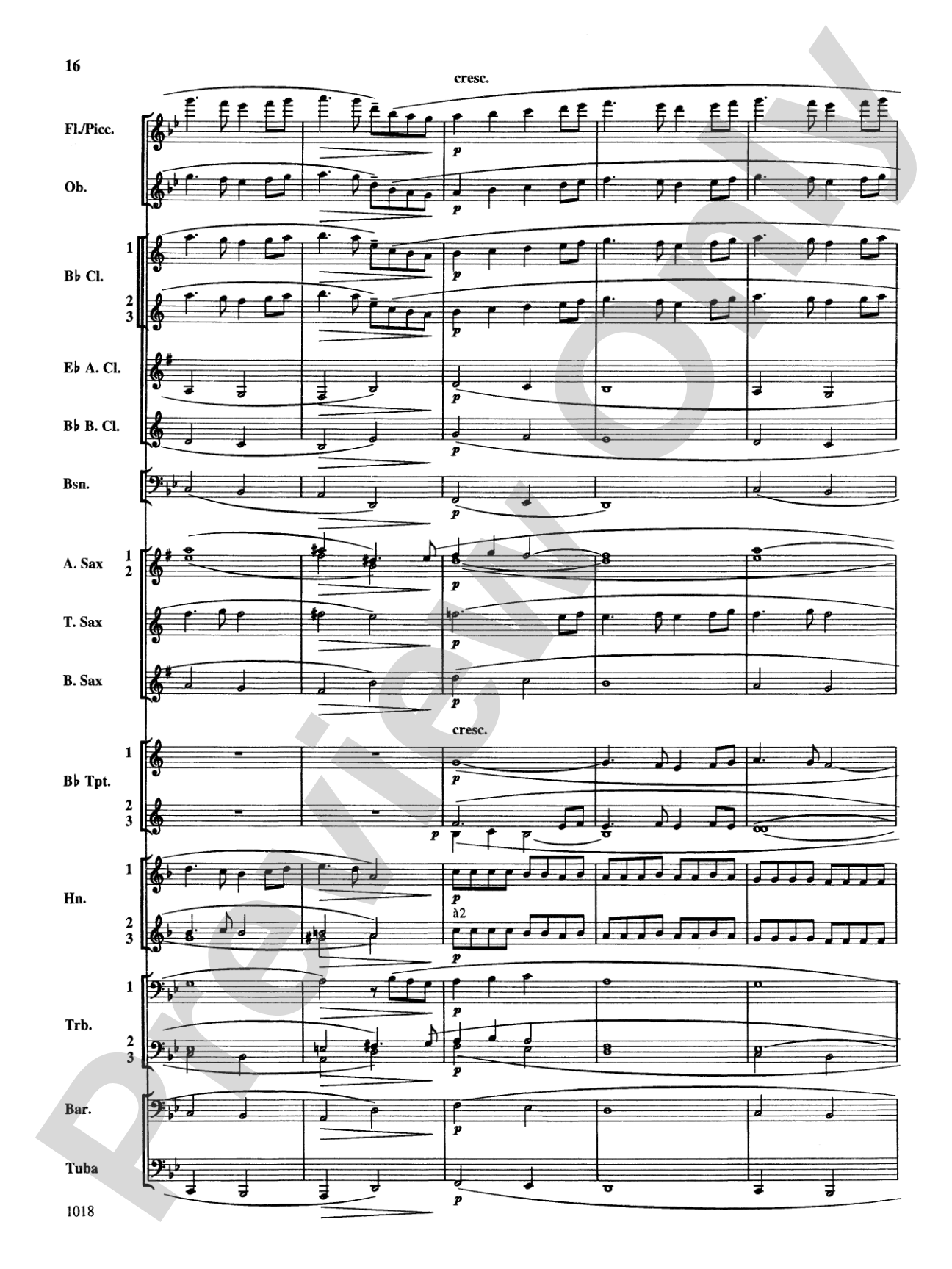 Fantasy on Themes from Tchaikovsky: Concert Band Conductor Score & Parts