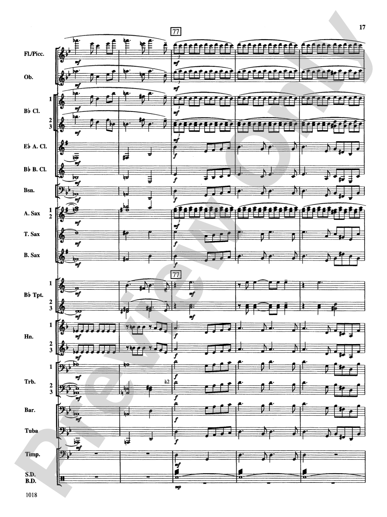 Fantasy on Themes from Tchaikovsky: Concert Band Conductor Score & Parts