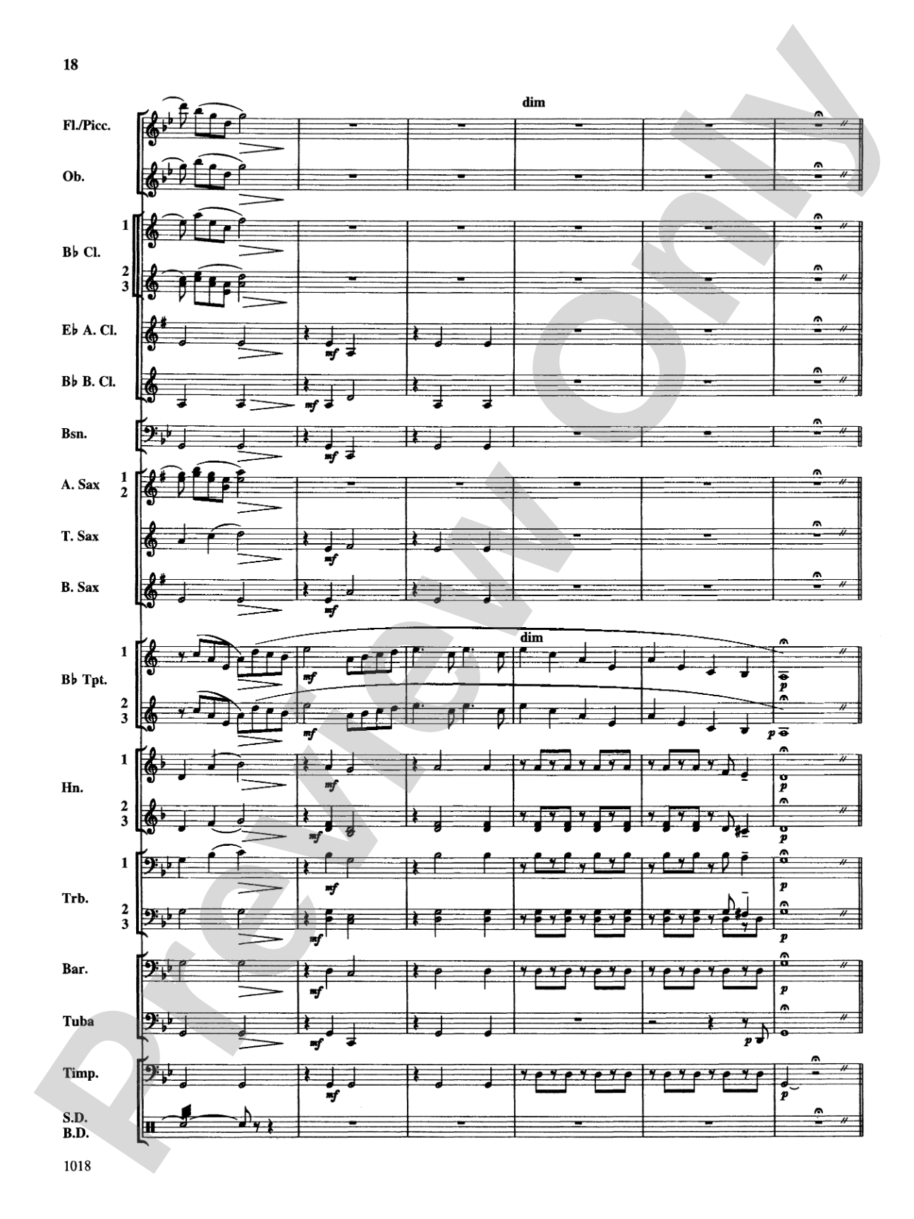 Fantasy on Themes from Tchaikovsky: Concert Band Conductor Score & Parts