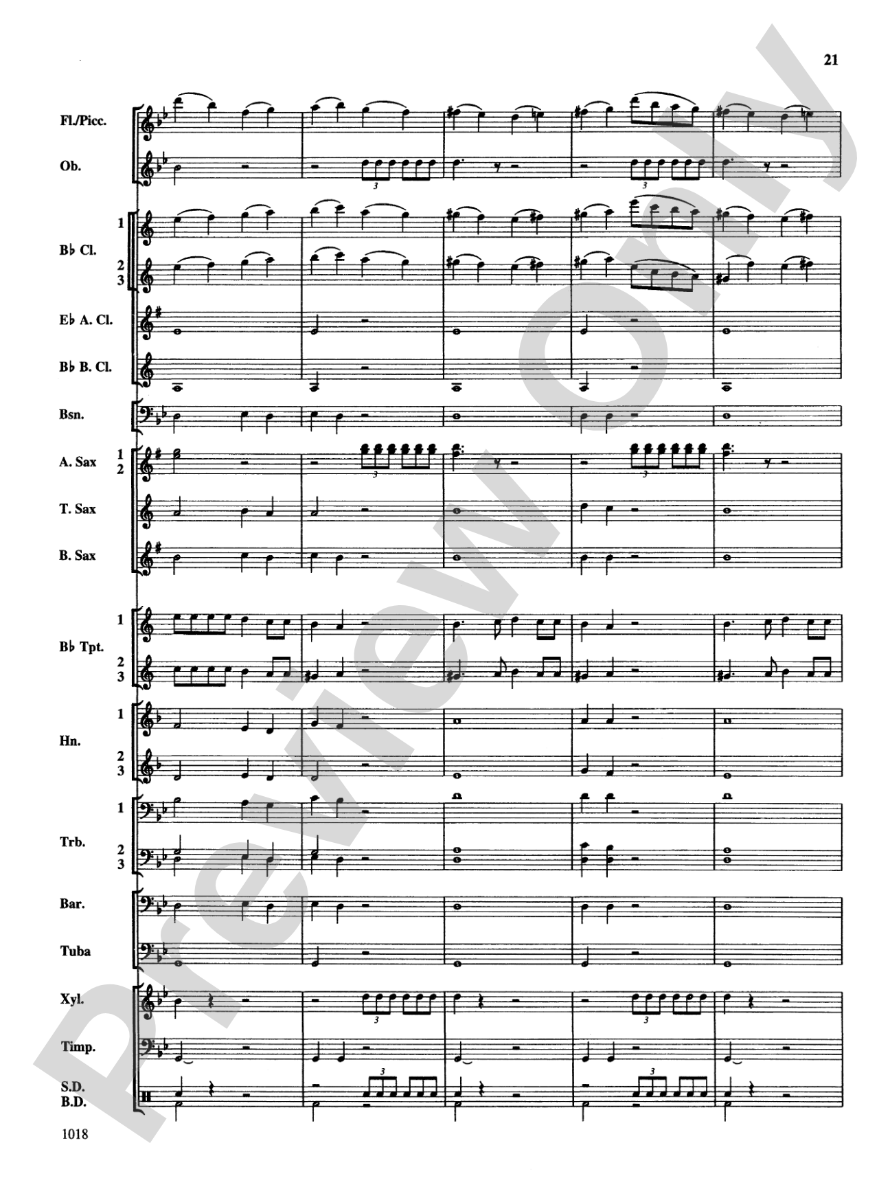Fantasy on Themes from Tchaikovsky: Concert Band Conductor Score & Parts