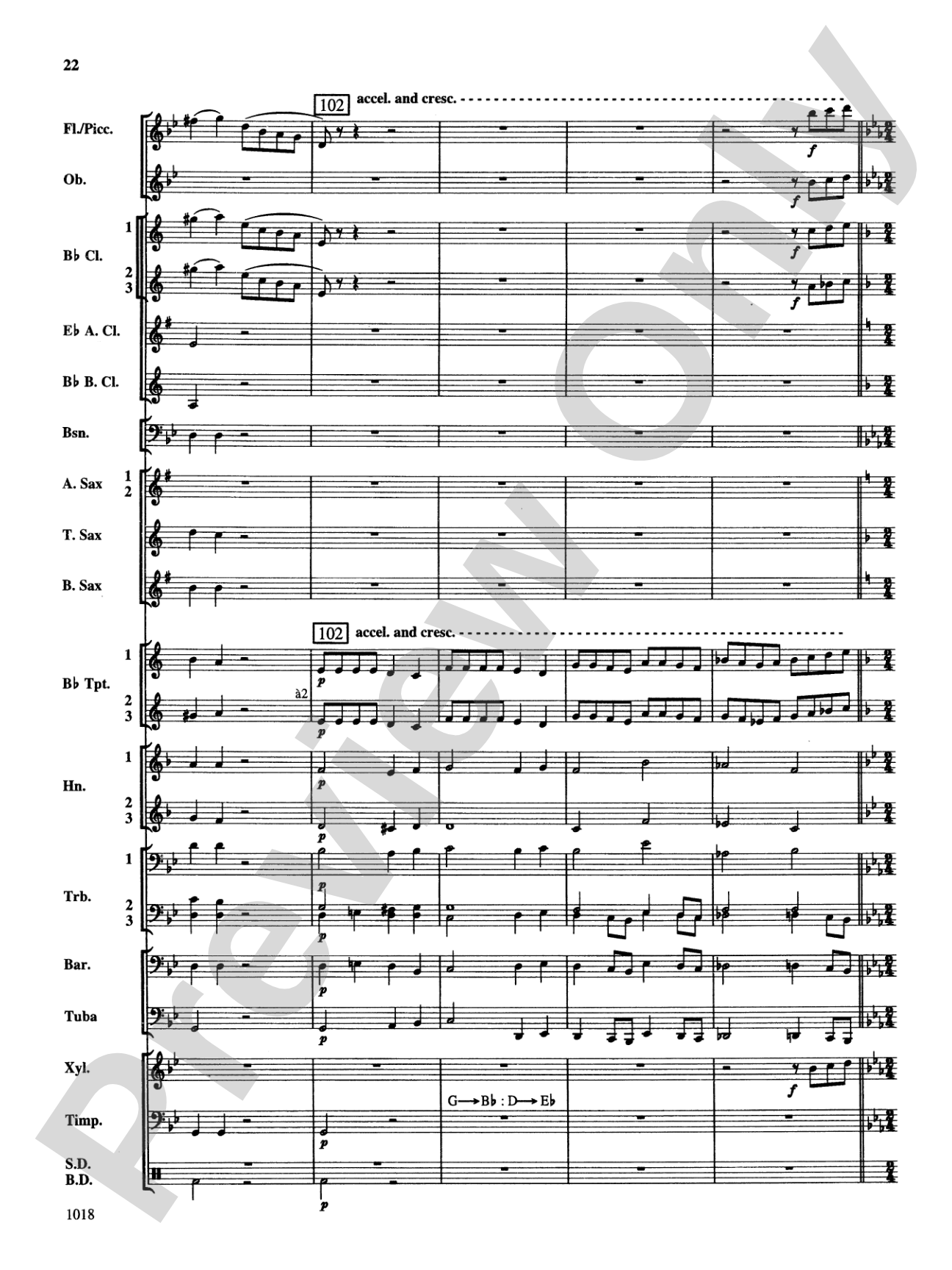 Fantasy on Themes from Tchaikovsky: Concert Band Conductor Score & Parts