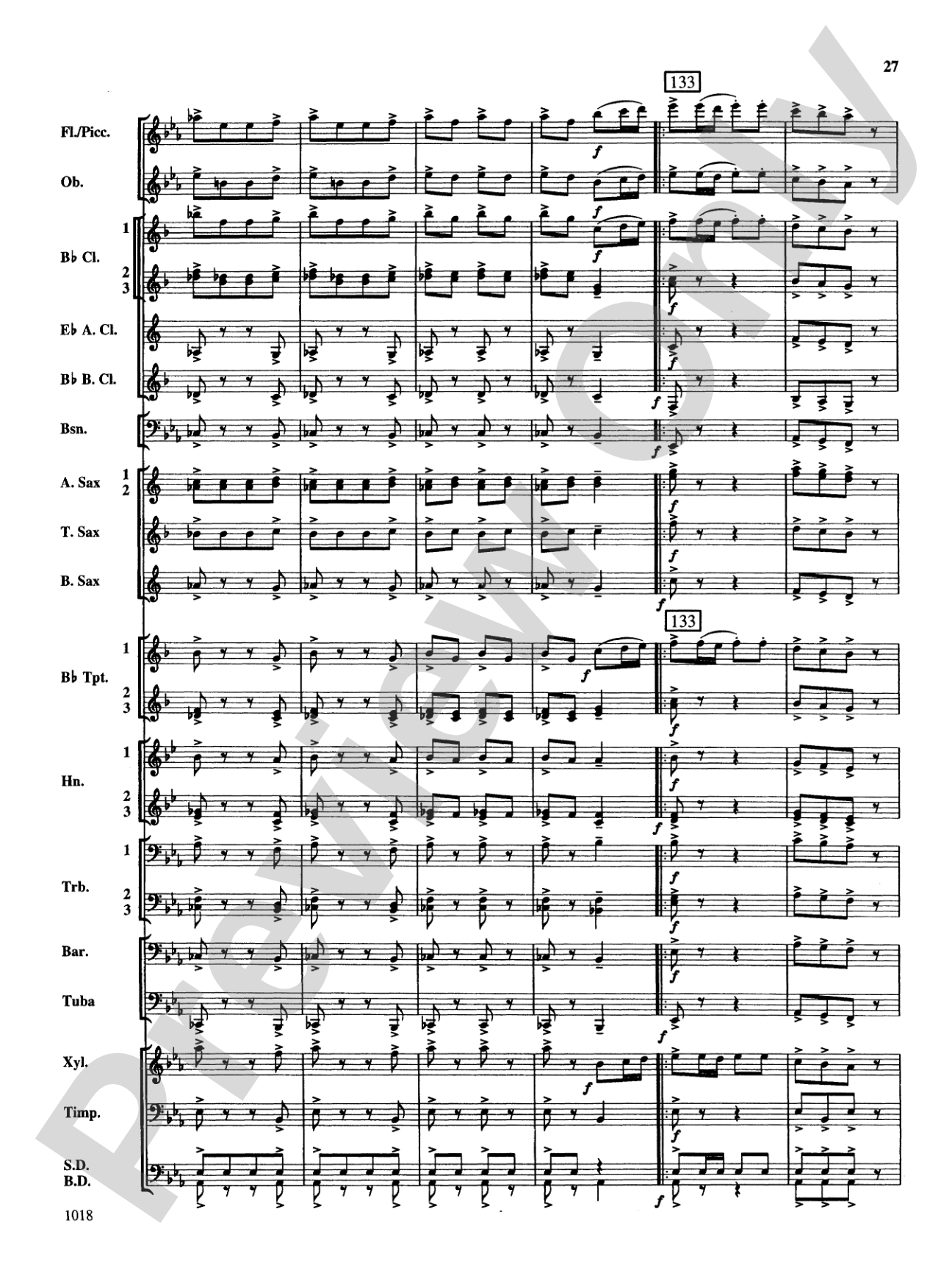 Fantasy on Themes from Tchaikovsky: Concert Band Conductor Score & Parts
