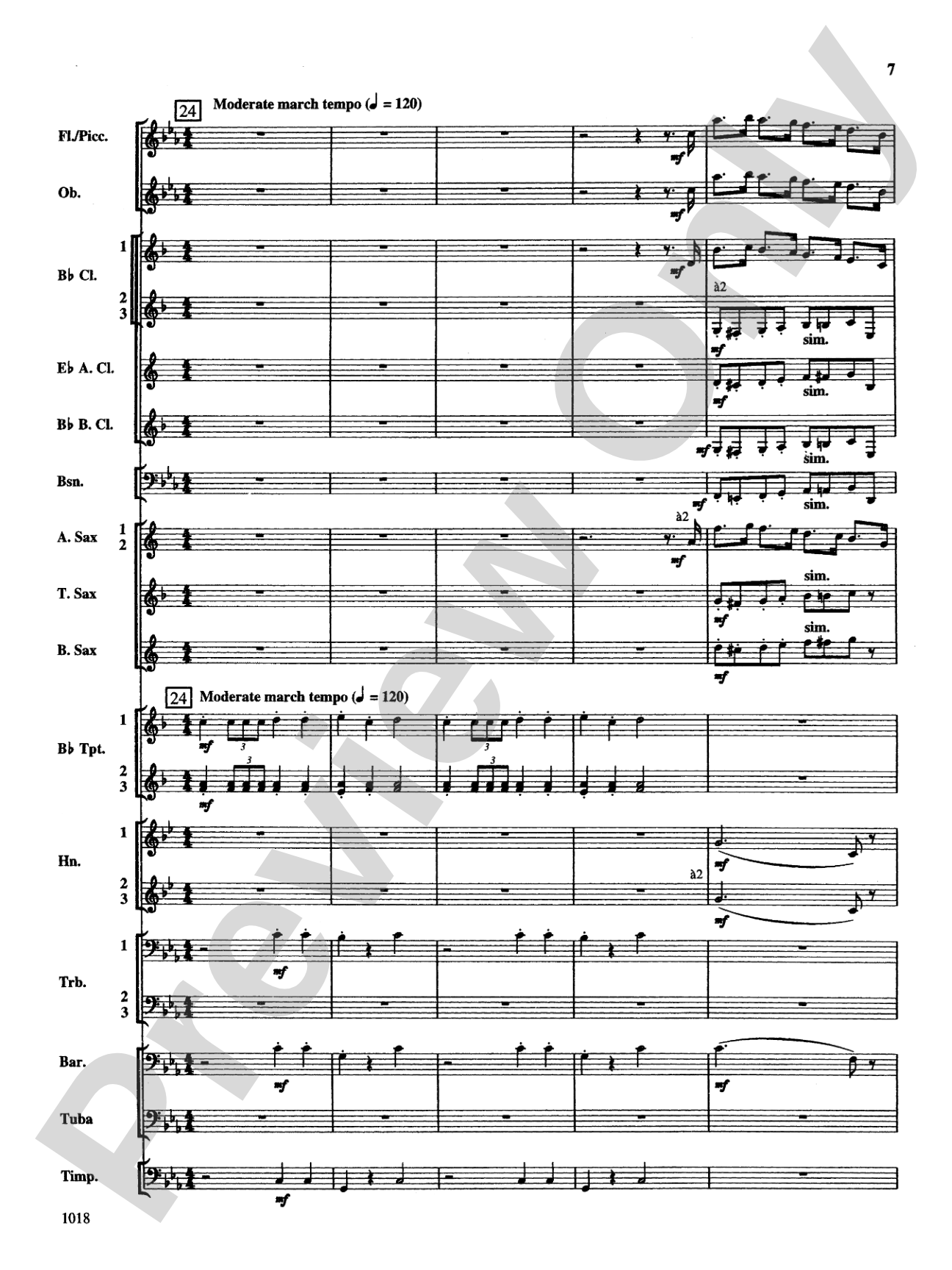 Fantasy on Themes from Tchaikovsky: Concert Band Conductor Score & Parts