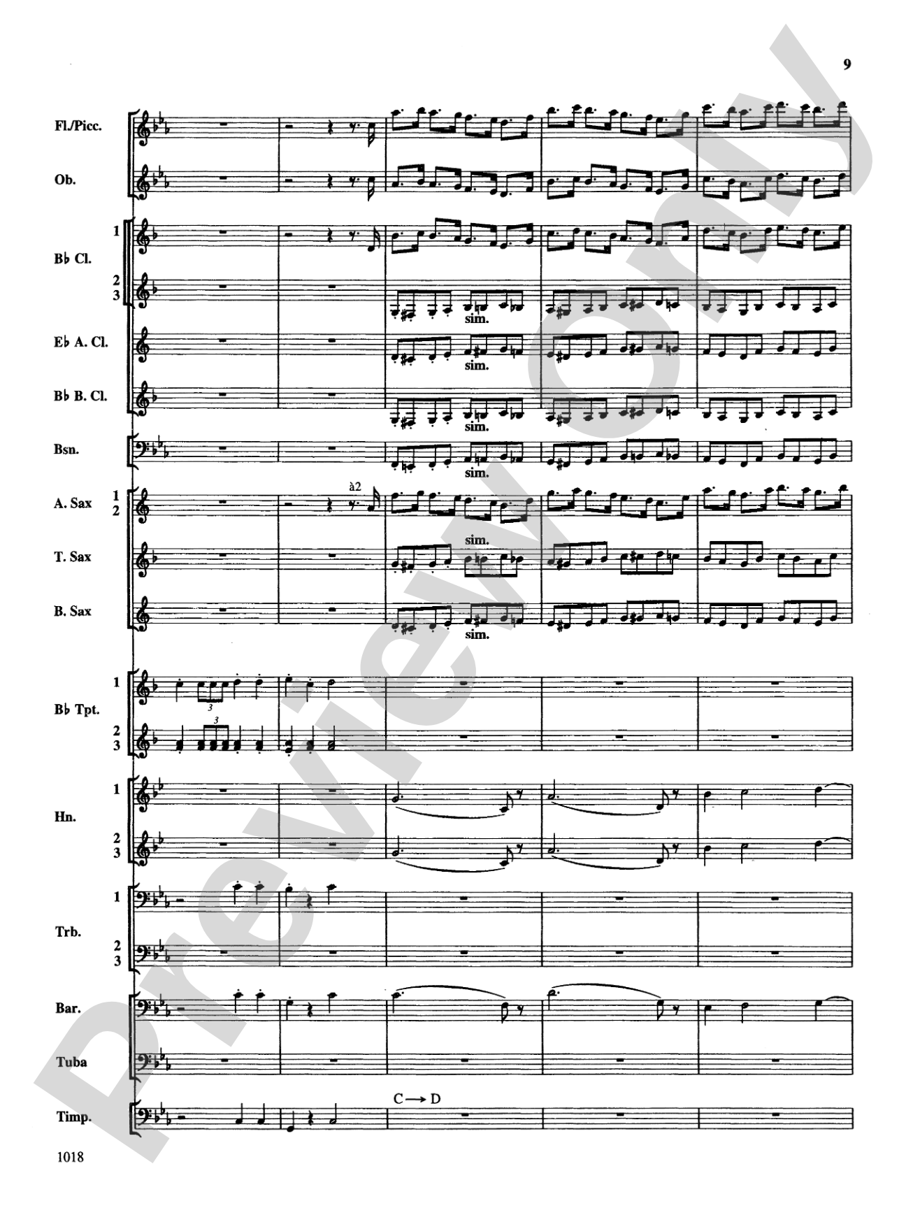 Fantasy on Themes from Tchaikovsky: Concert Band Conductor Score & Parts