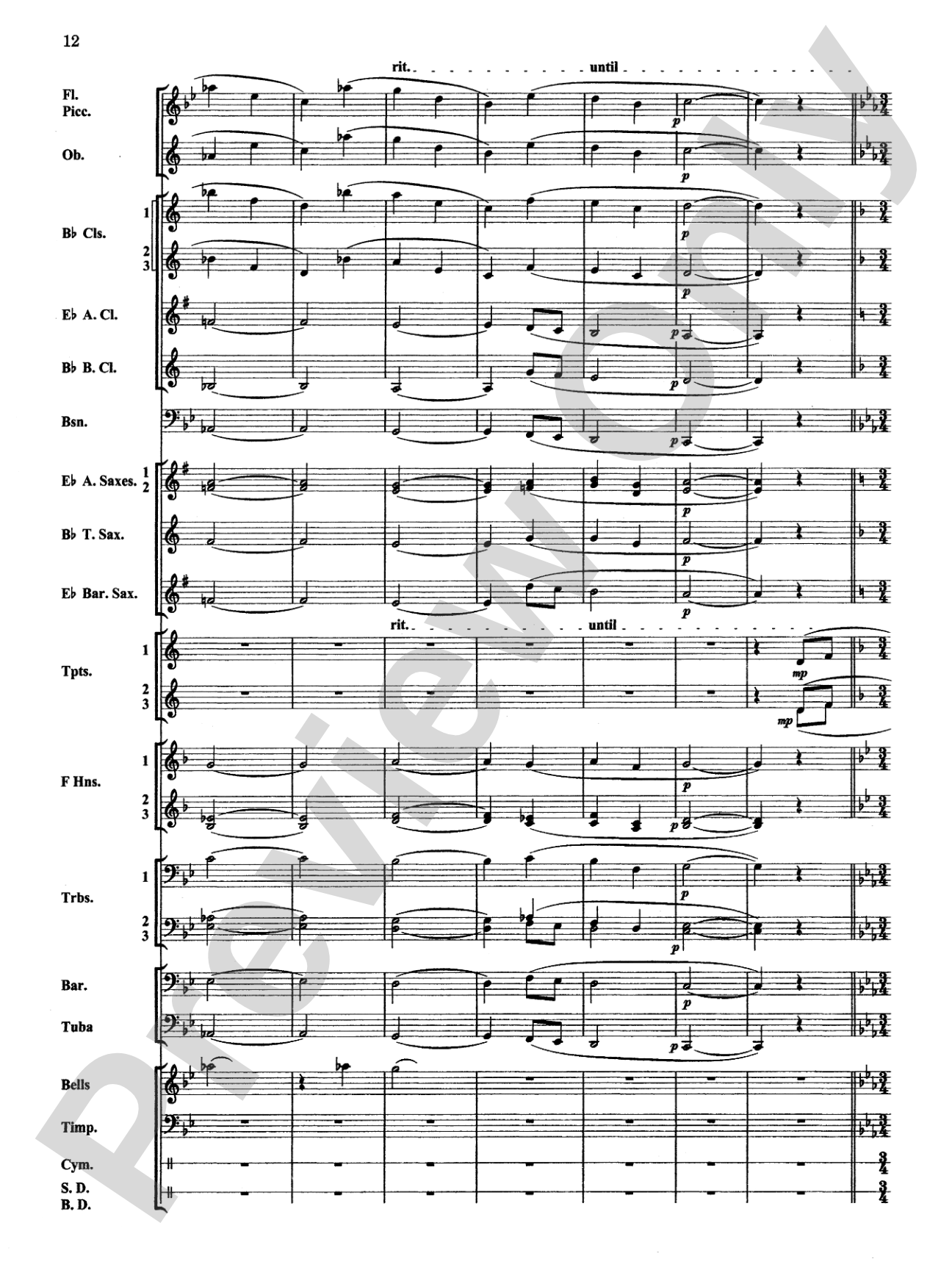 Fantasy on Nordic Themes: Concert Band Conductor Score & Parts
