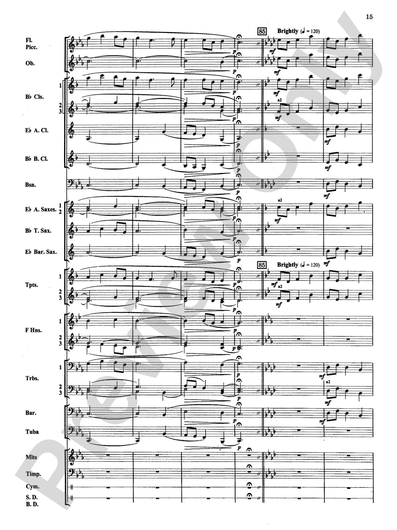 Fantasy on Nordic Themes: Concert Band Conductor Score & Parts
