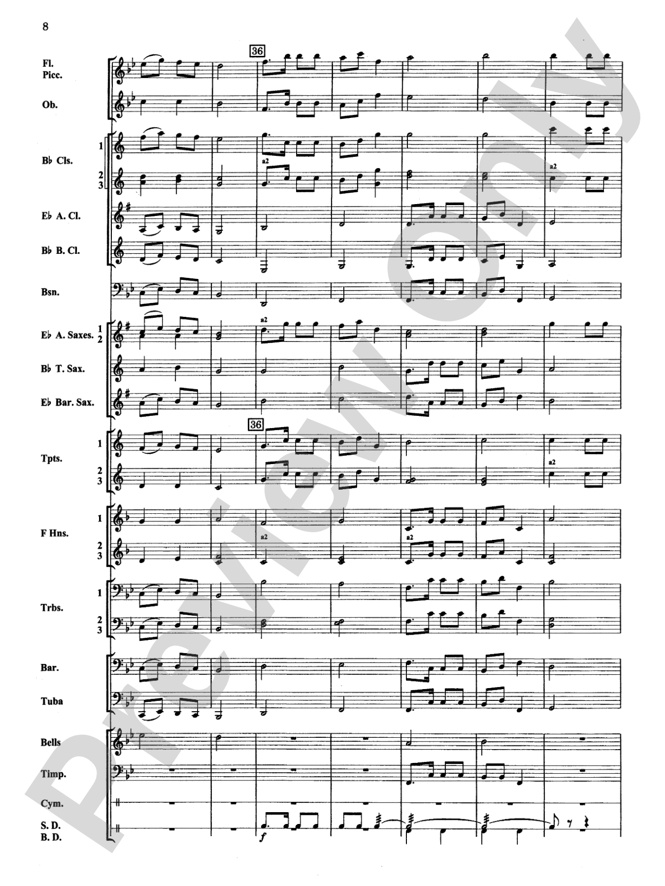 Fantasy on Nordic Themes: Concert Band Conductor Score & Parts