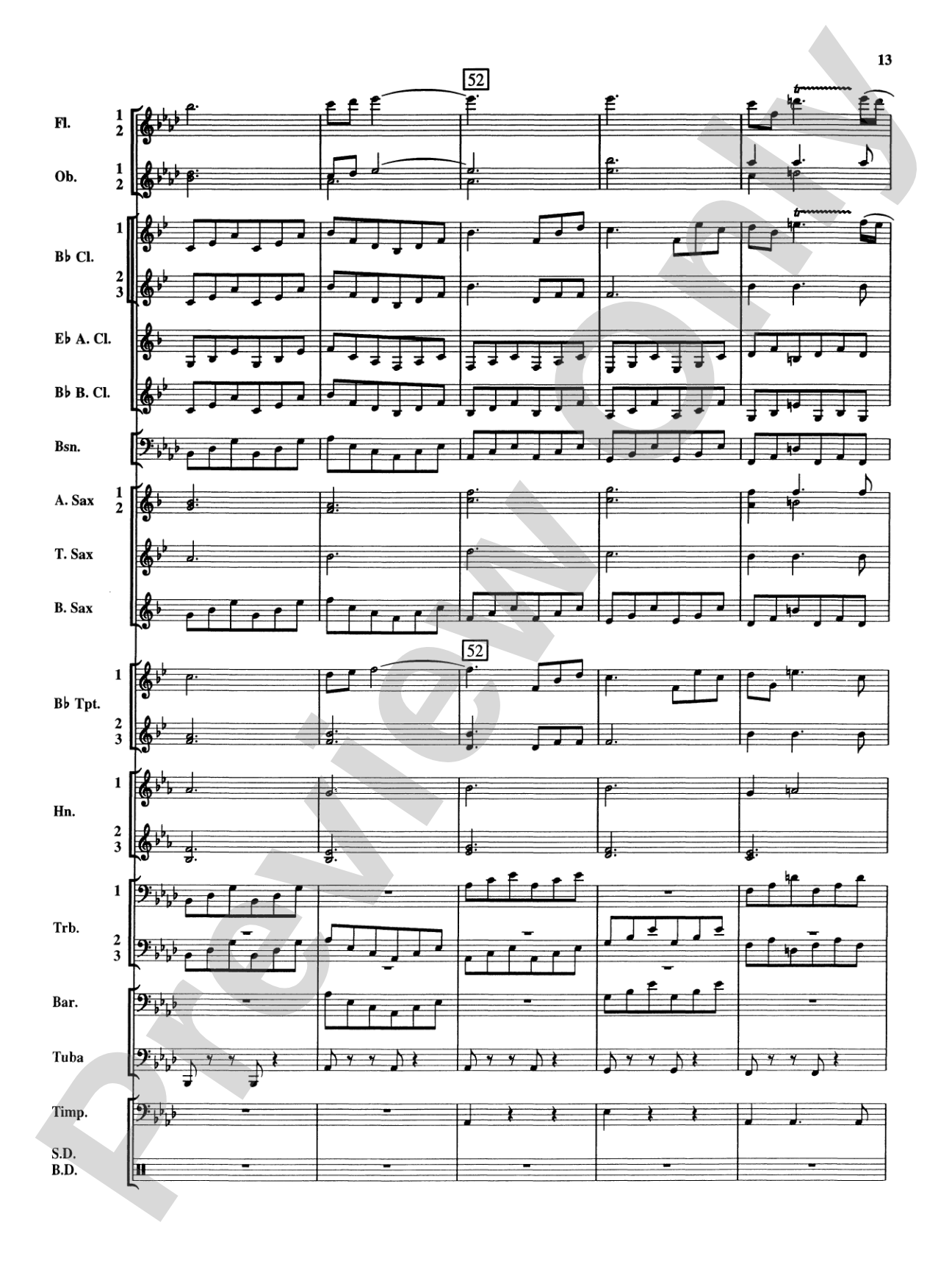 Royal Fireworks Music: Concert Band Conductor Score & Parts