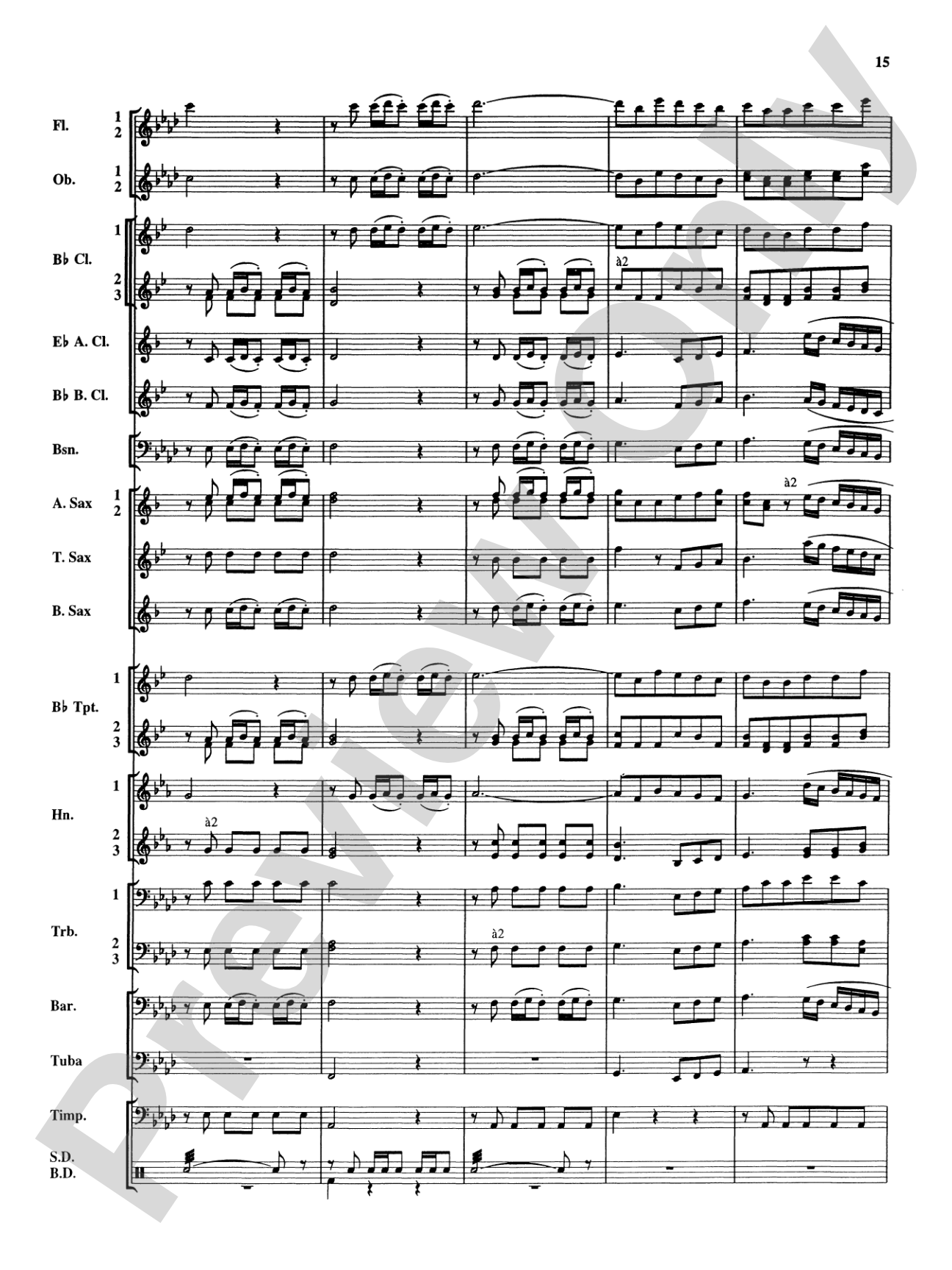 Royal Fireworks Music: Concert Band Conductor Score & Parts