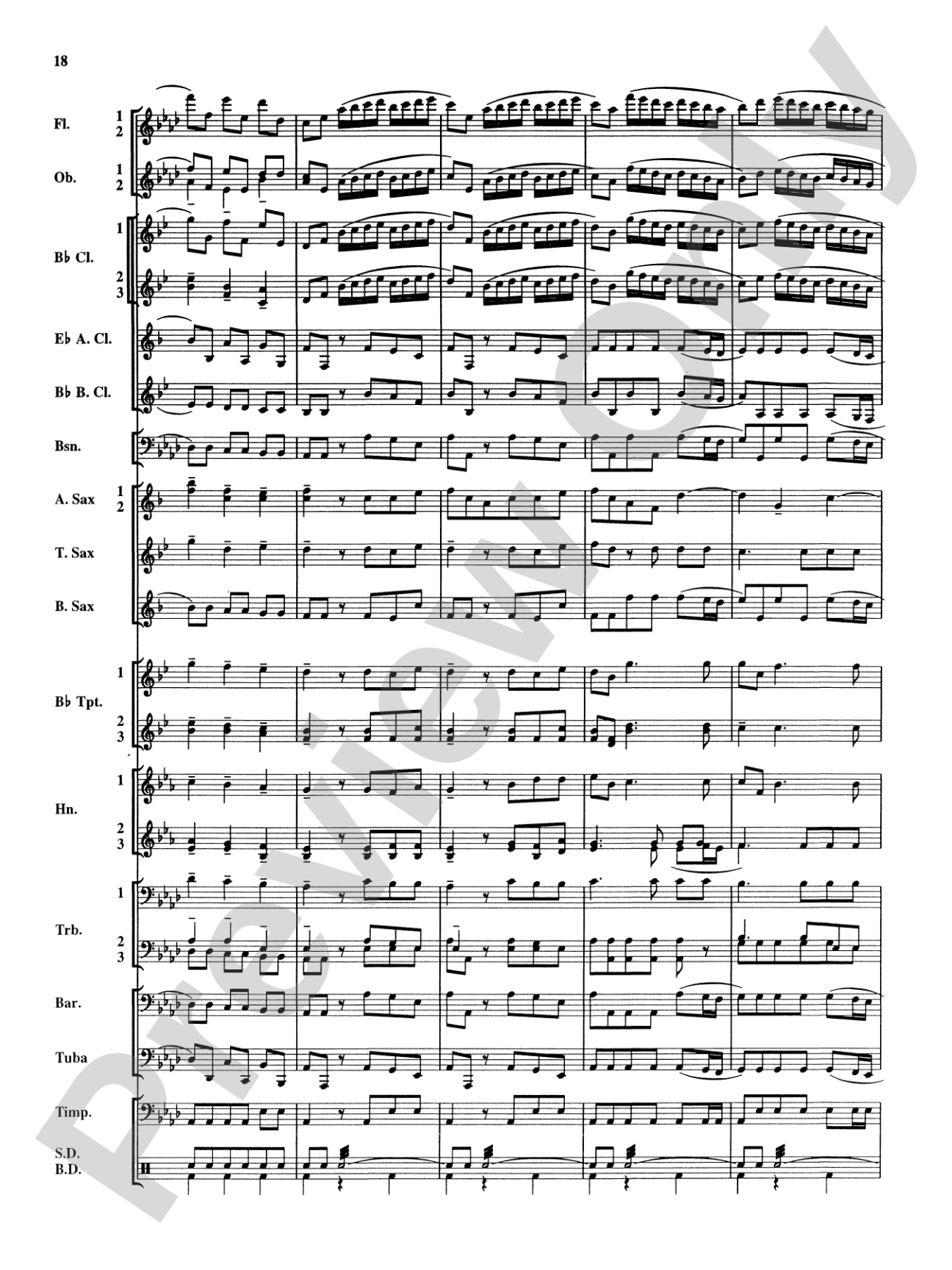 Royal Fireworks Music: Concert Band Conductor Score & Parts