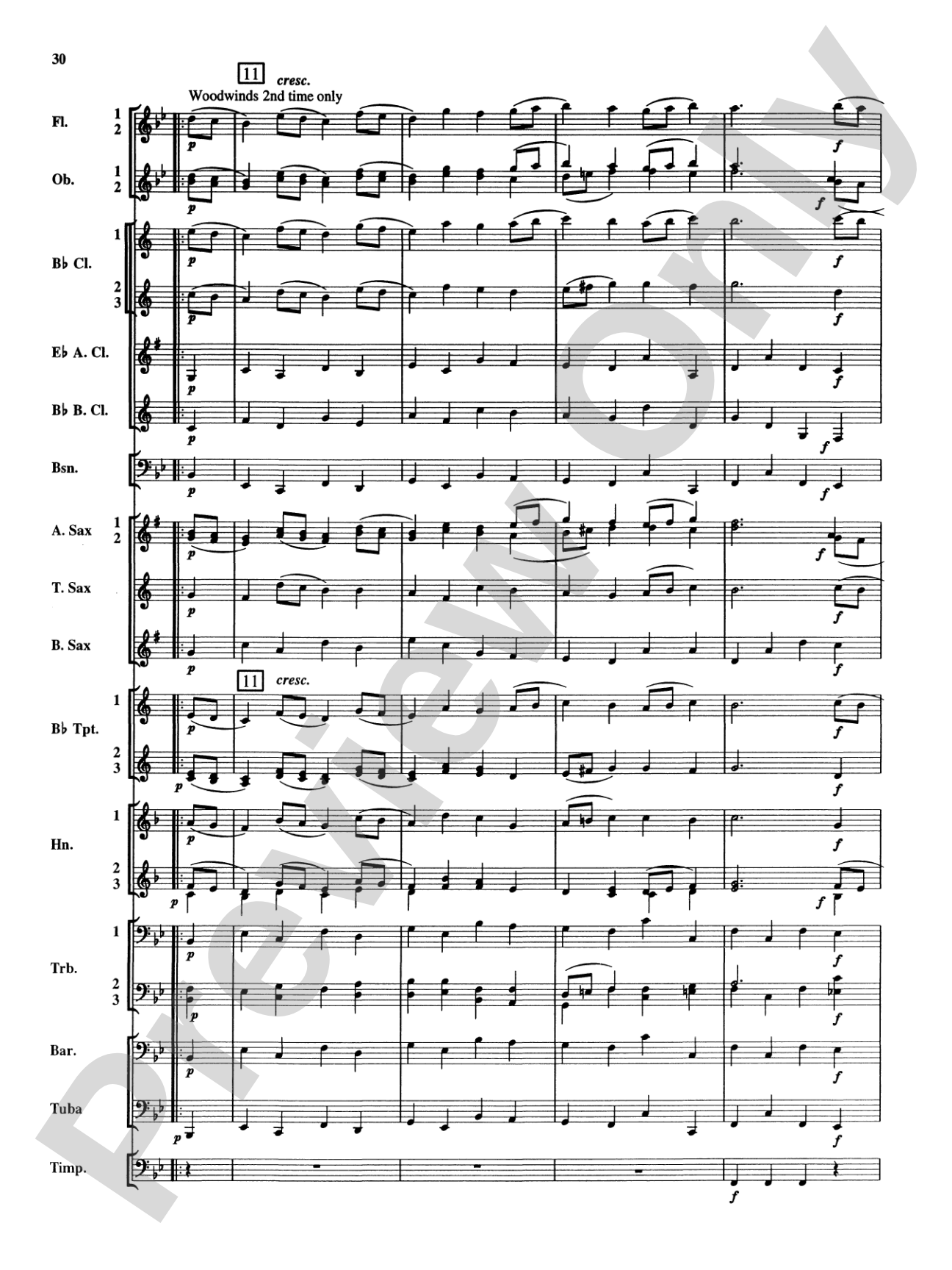 Royal Fireworks Music: Concert Band Conductor Score & Parts