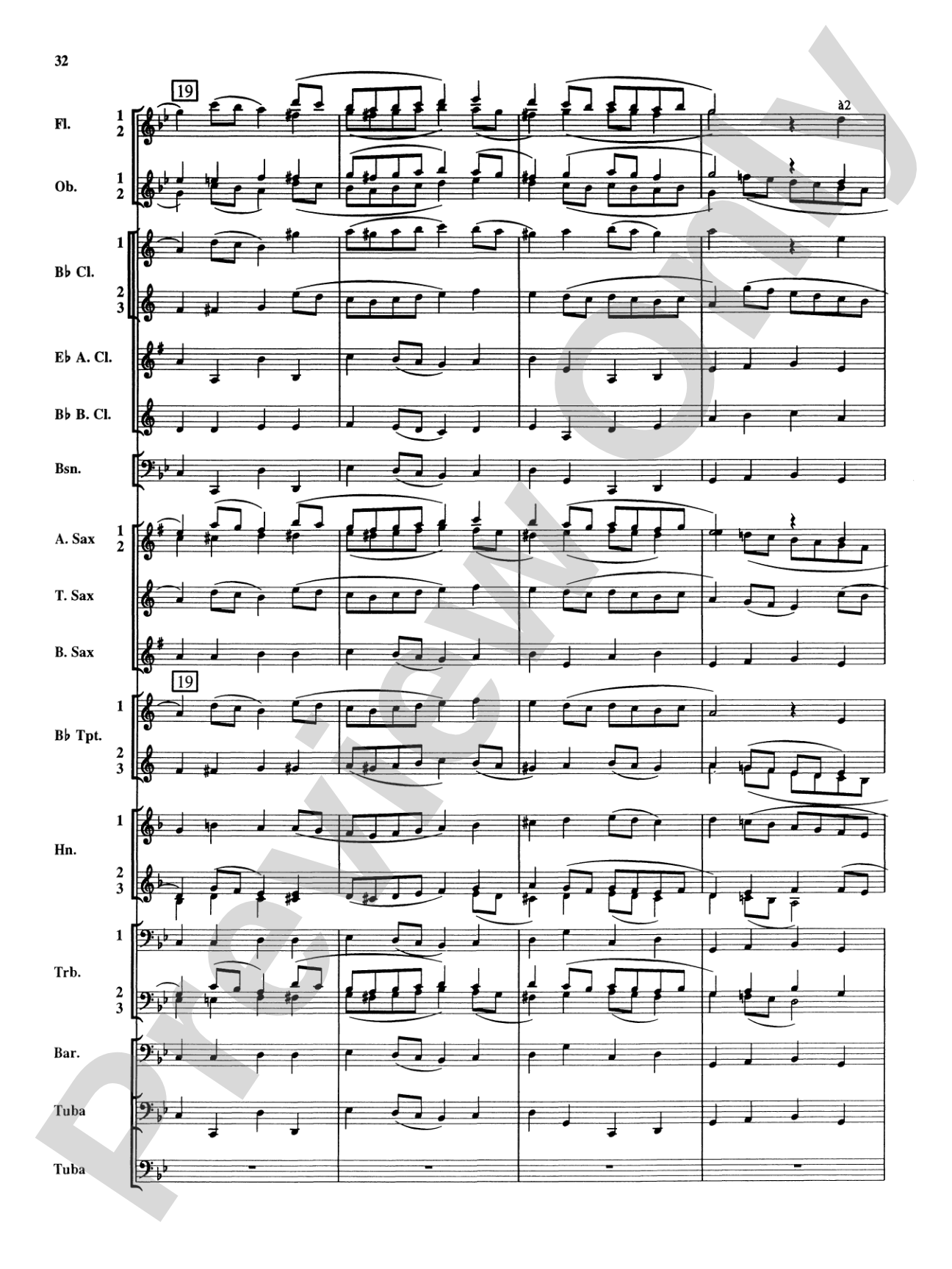 Royal Fireworks Music: Concert Band Conductor Score & Parts