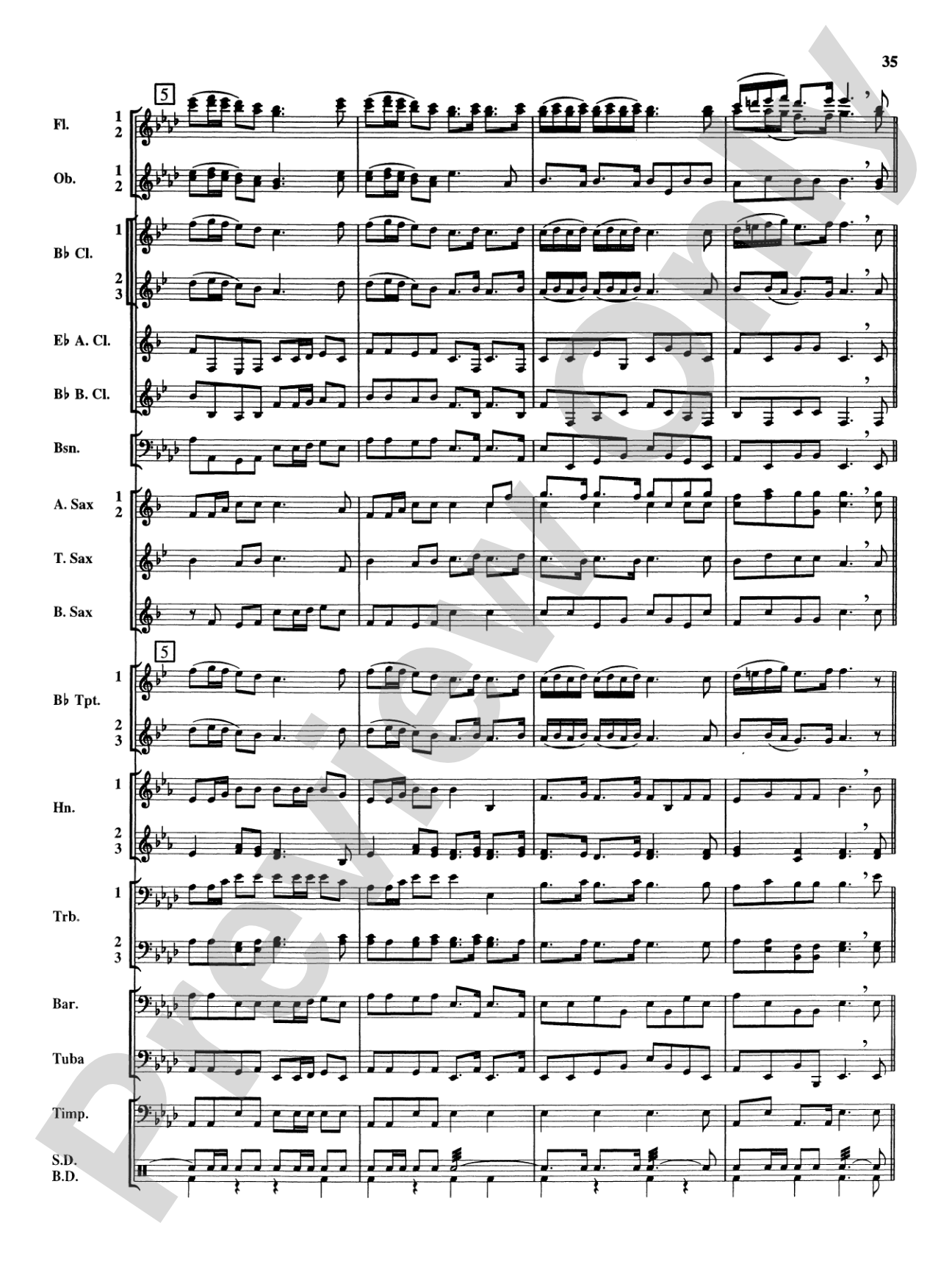 Royal Fireworks Music: Concert Band Conductor Score & Parts