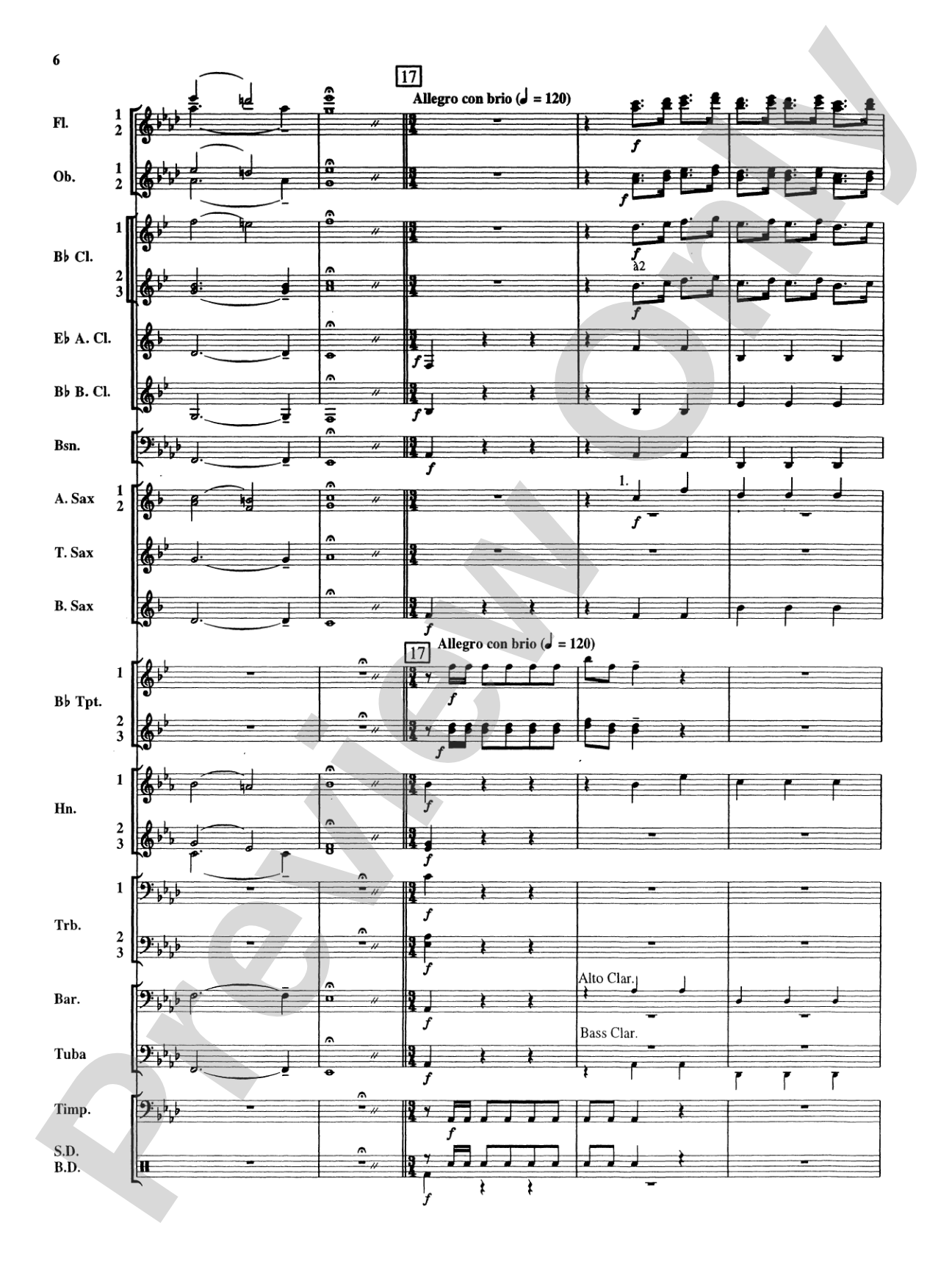 Royal Fireworks Music: Concert Band Conductor Score & Parts