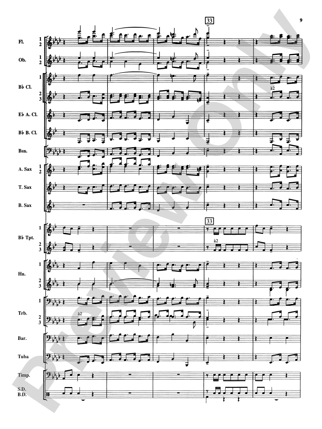 Royal Fireworks Music: Concert Band Conductor Score & Parts