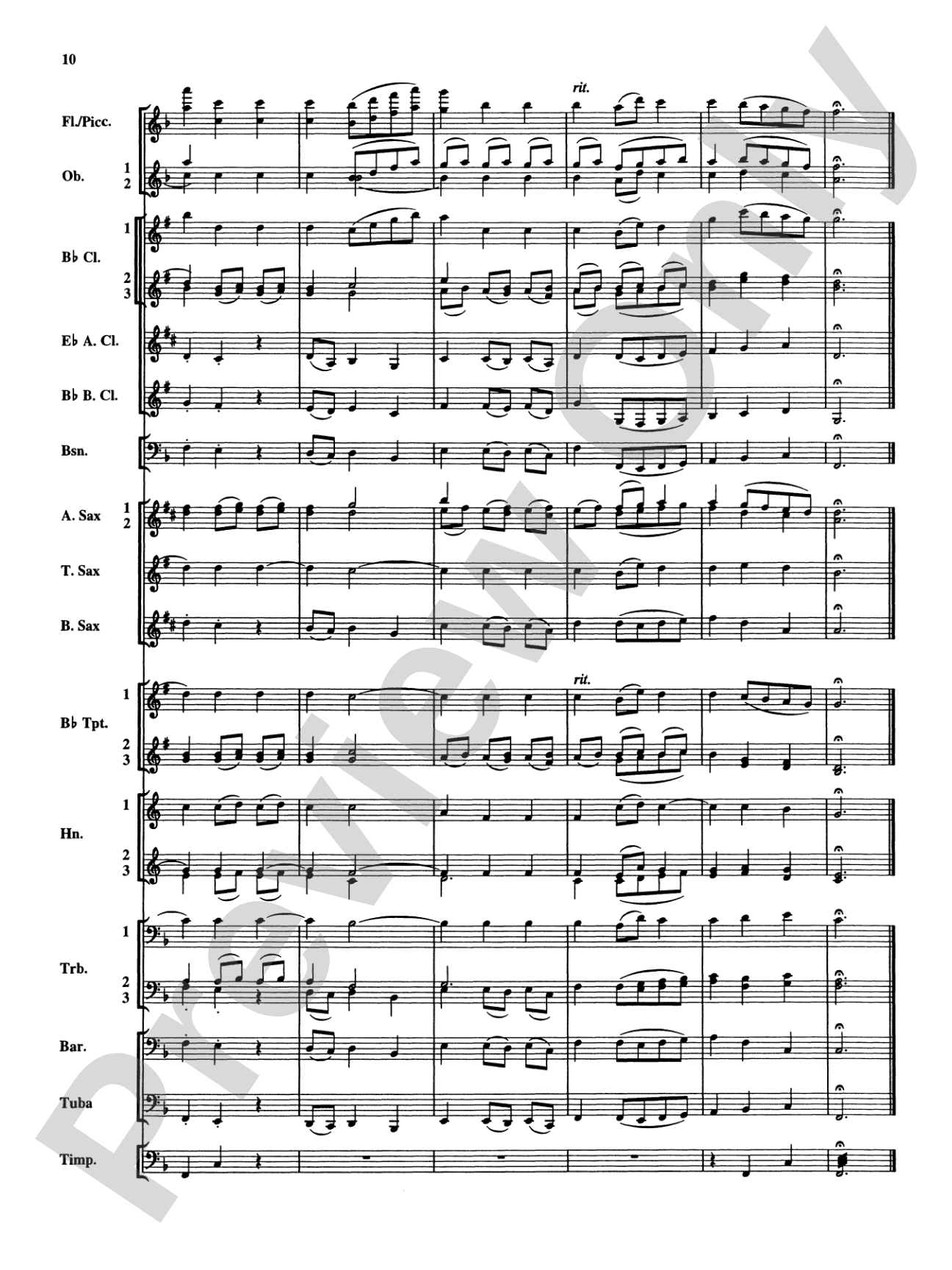 Christmas Music from Bach: Concert Band Conductor Score & Parts