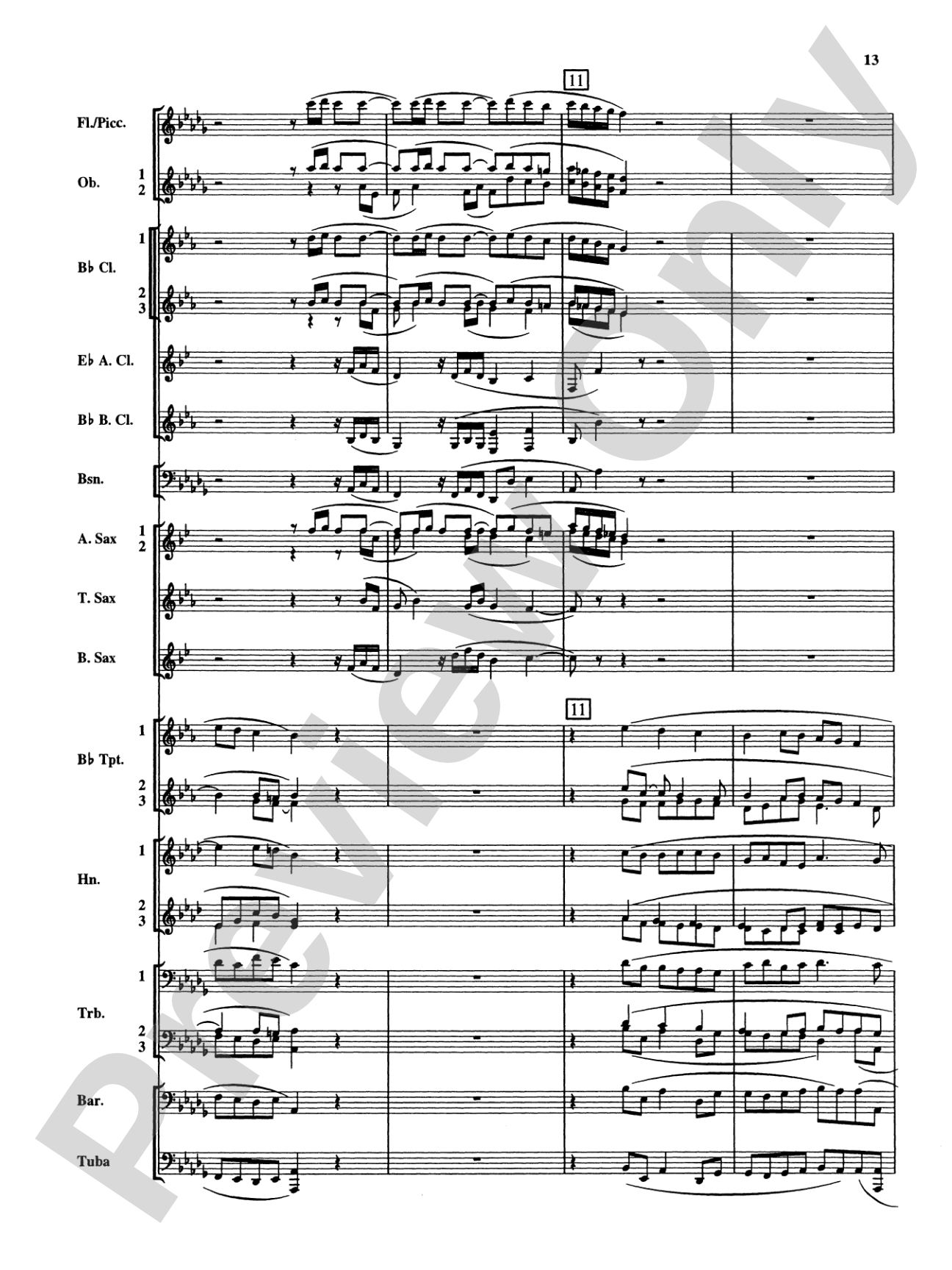 Christmas Music from Bach: Concert Band Conductor Score & Parts